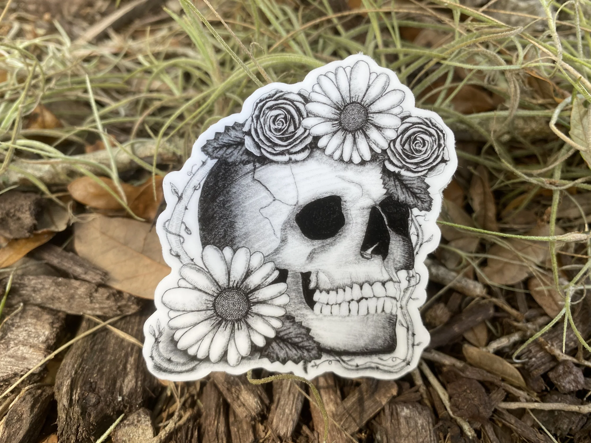 Skull Flowers Sticker 01.jpg