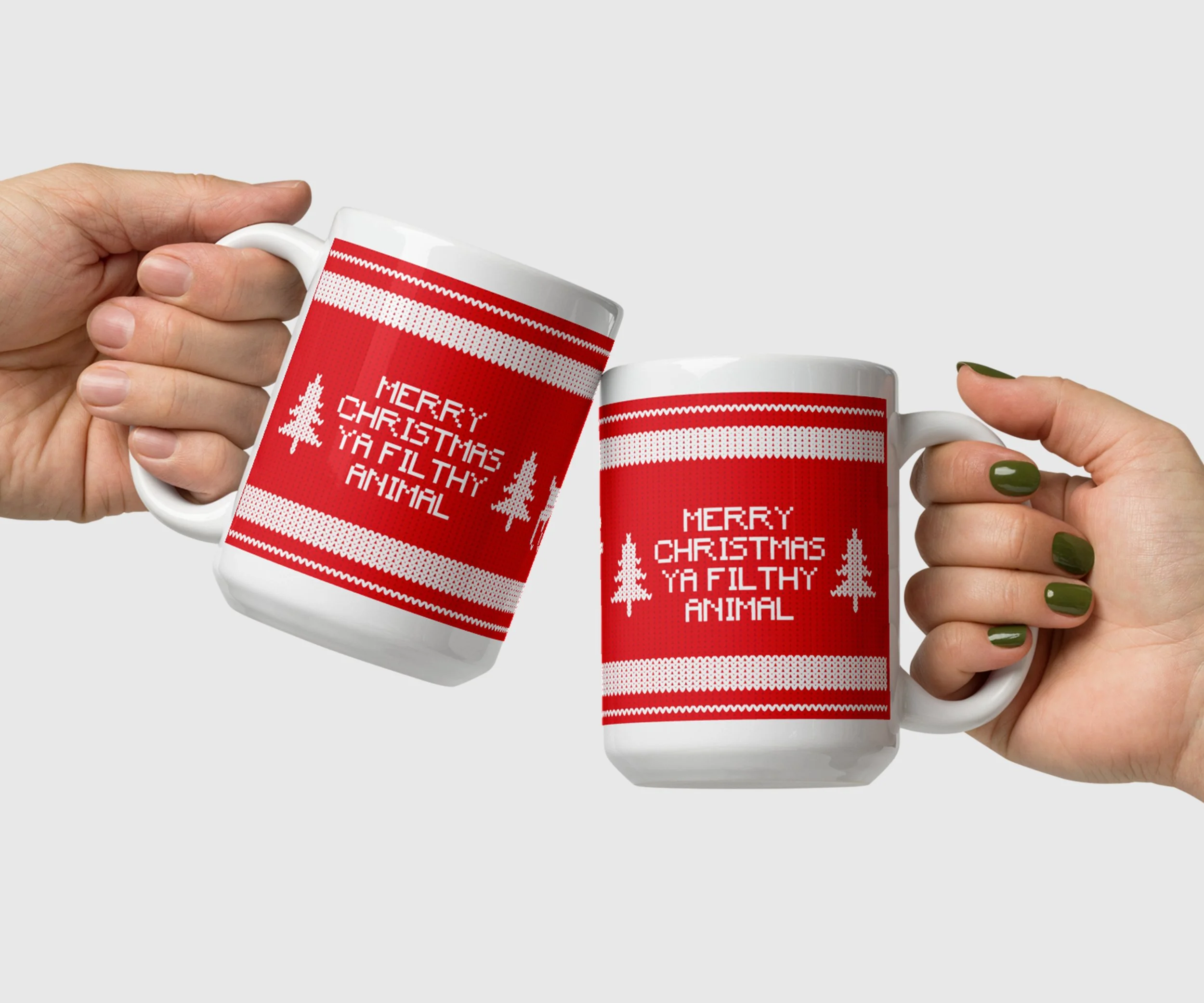 Merry Christmas Ya Filthy Animal Mug 01.jpg