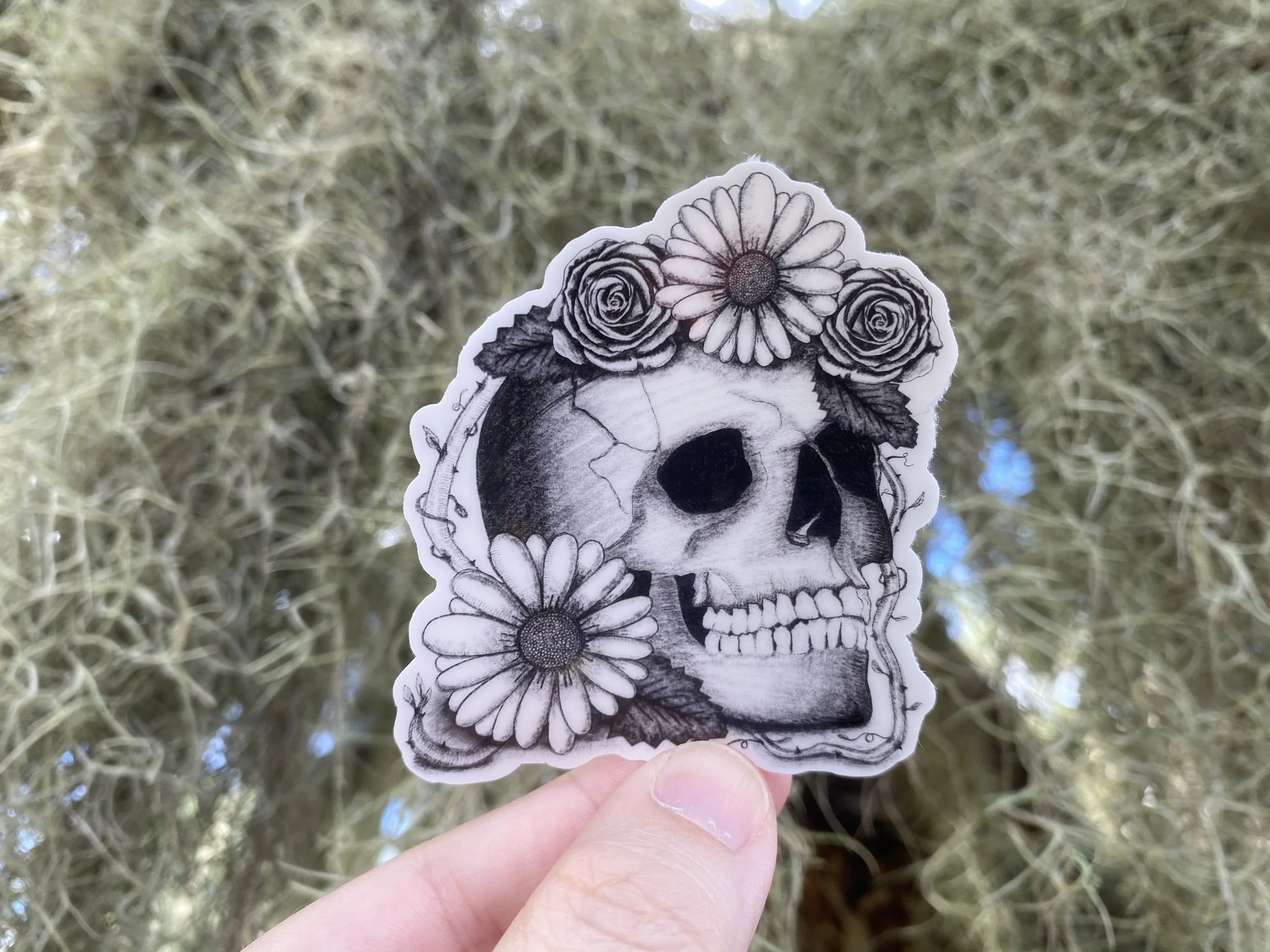 Skull Flowers Sticker 02.jpg