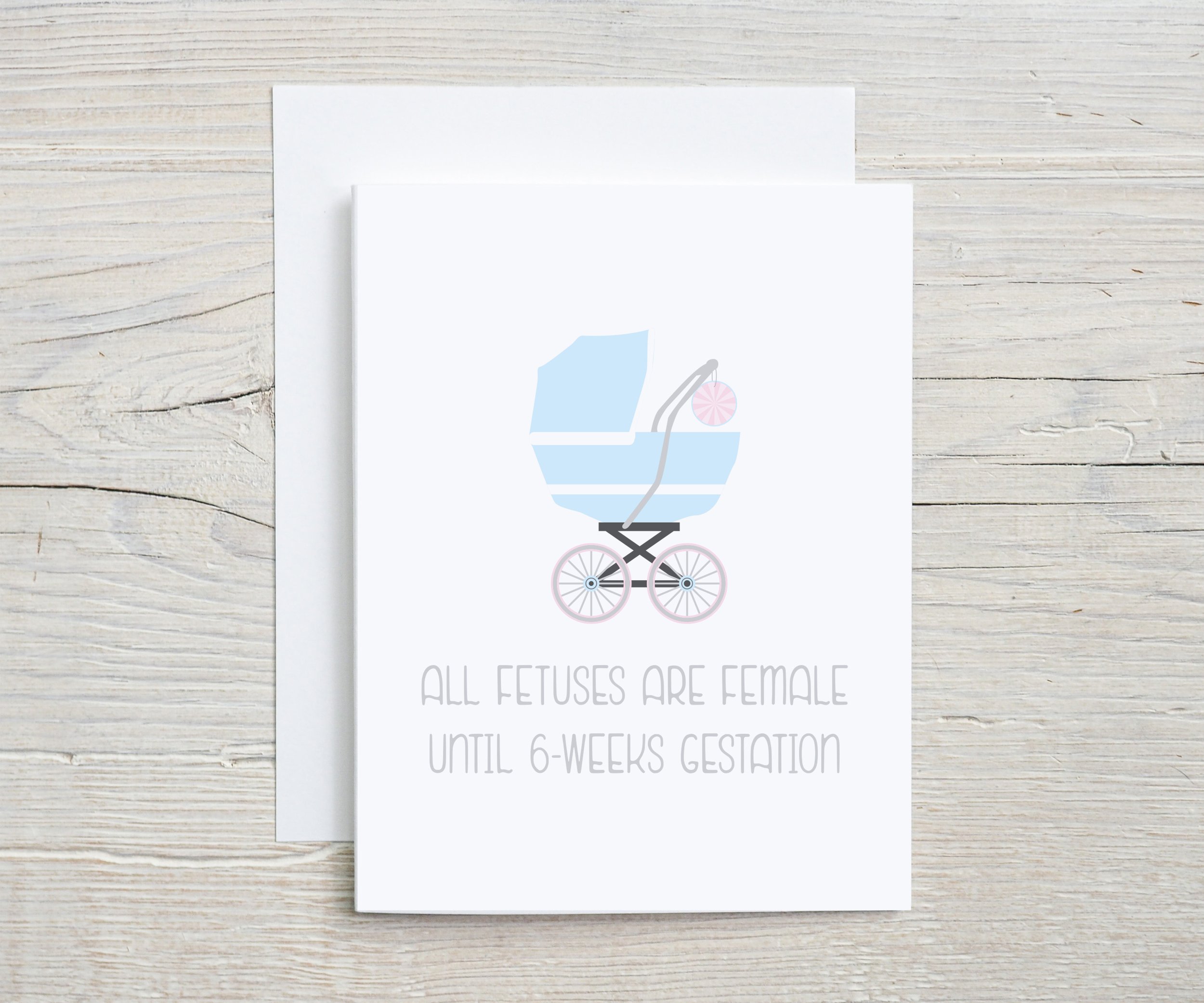 Gender Neutral Baby Note Card