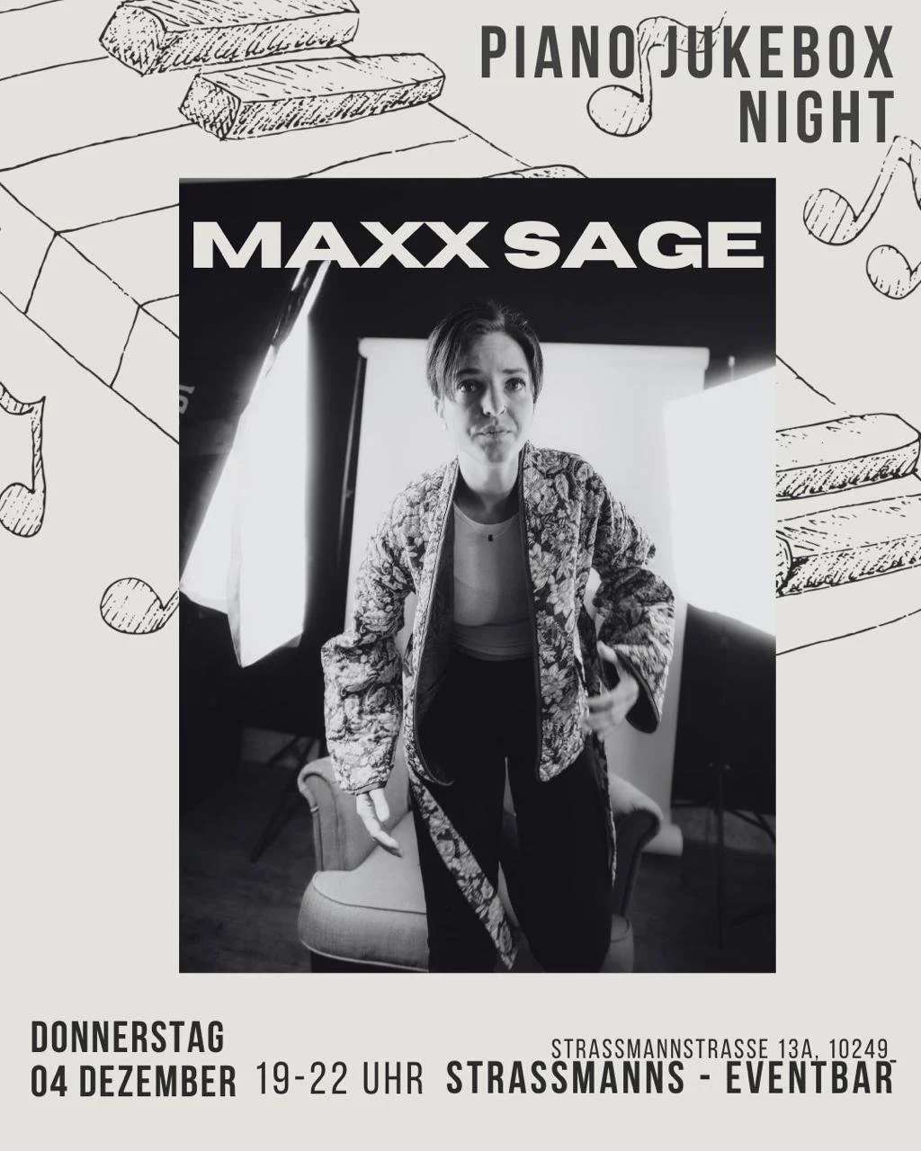 Wir freuen uns wie immer sehr auf den ersten Donnerstag im Monat (heute). @maxx.music spielt und singt mit euch eure Lieblingssongs. Kommt vorbei. Eintritt wie immer frei.