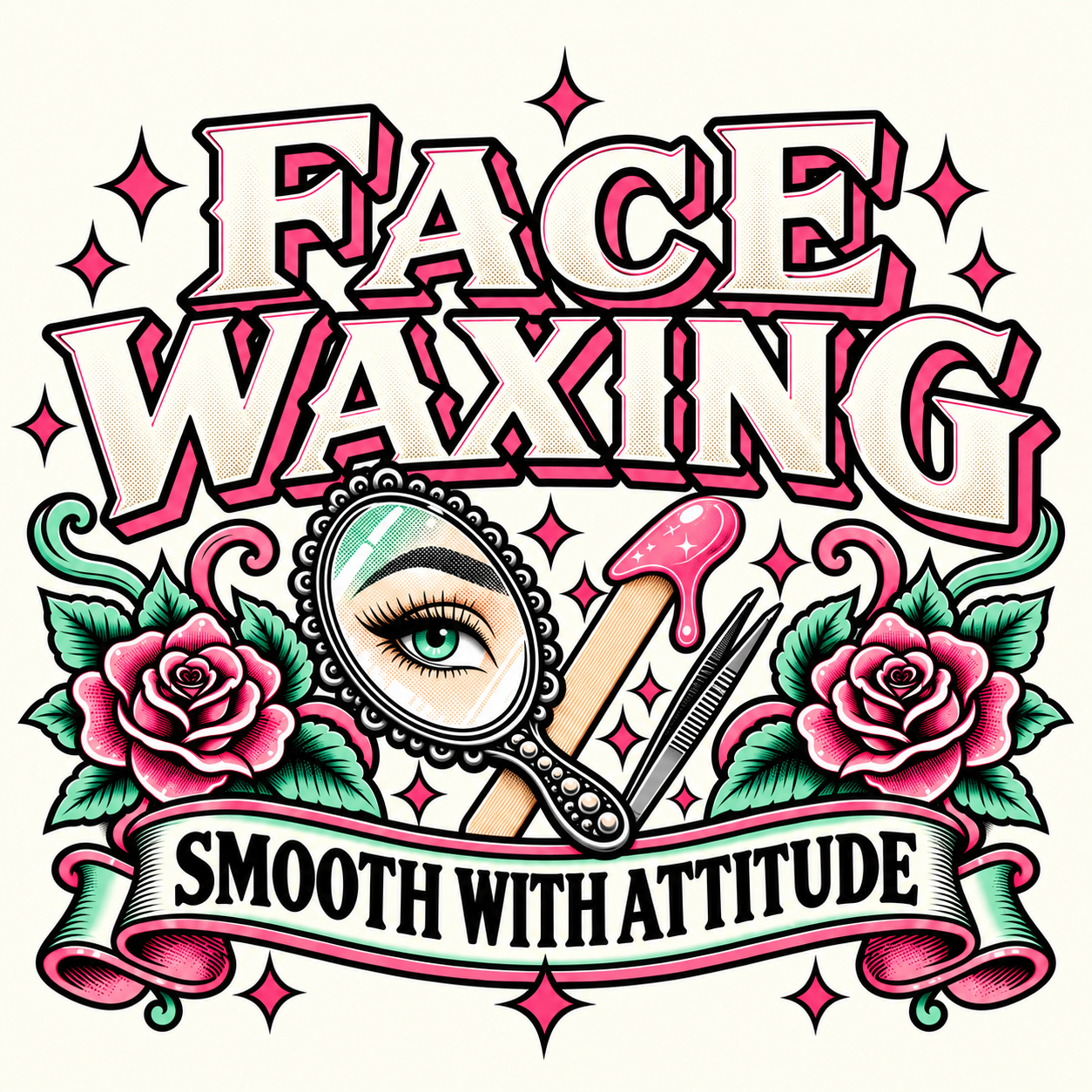Explore facial waxing services at The Cat House — Smooth with Attitude.