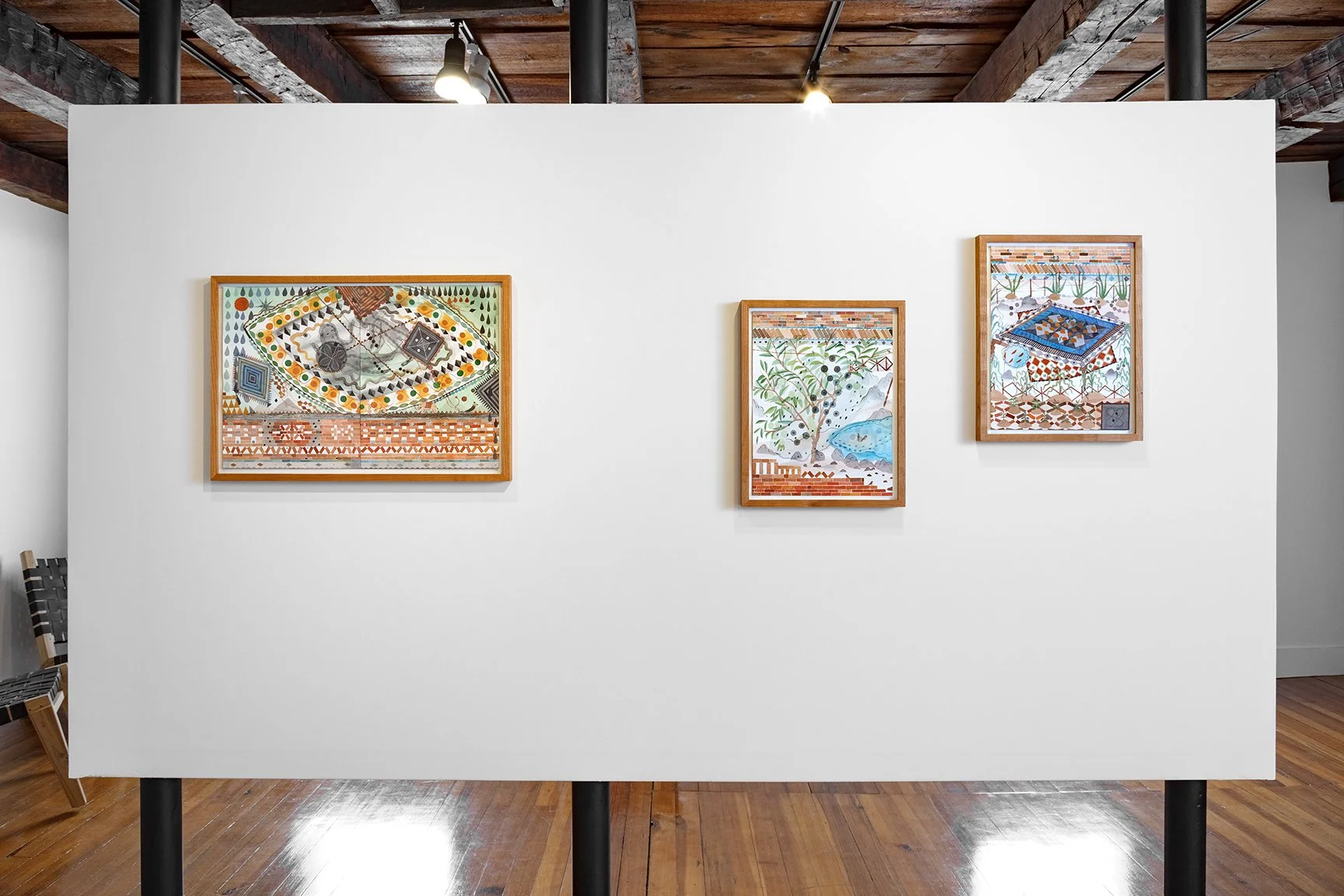 7. Installation view, Keeping Things Whole, works by Pallavi Sen.