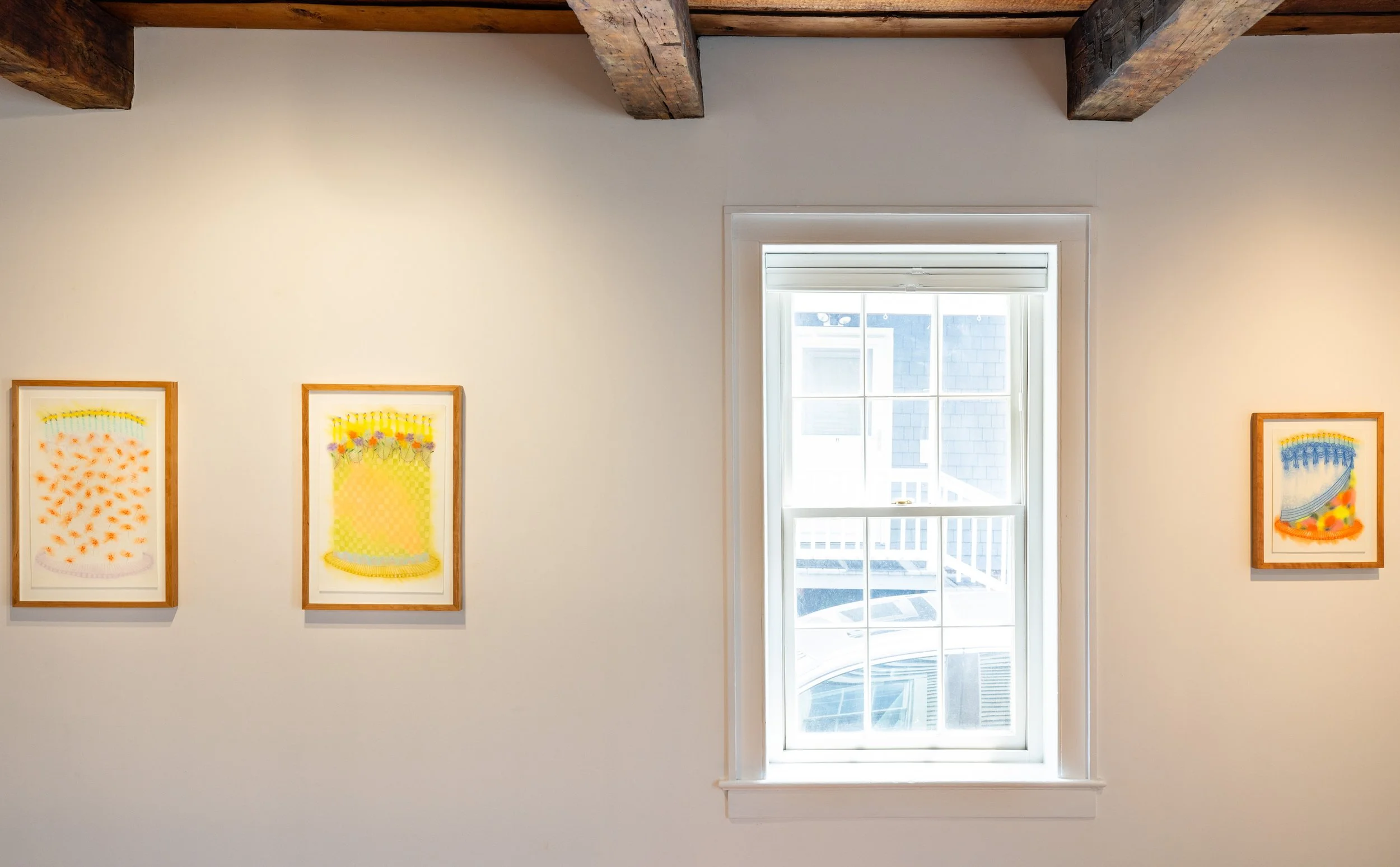 Installation view, works by Edwin Arzeta.