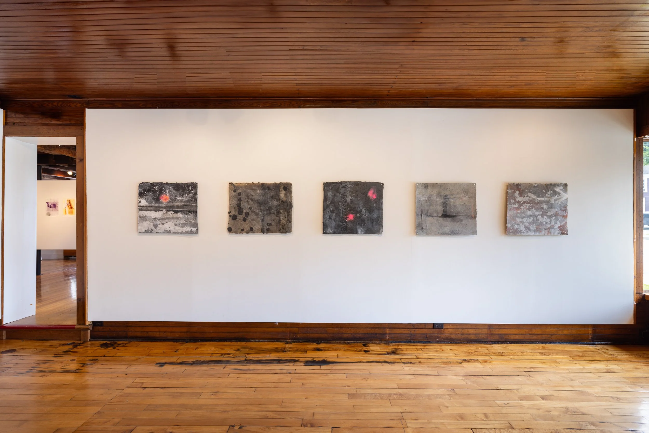 Installation view, works by SR Lejeune.