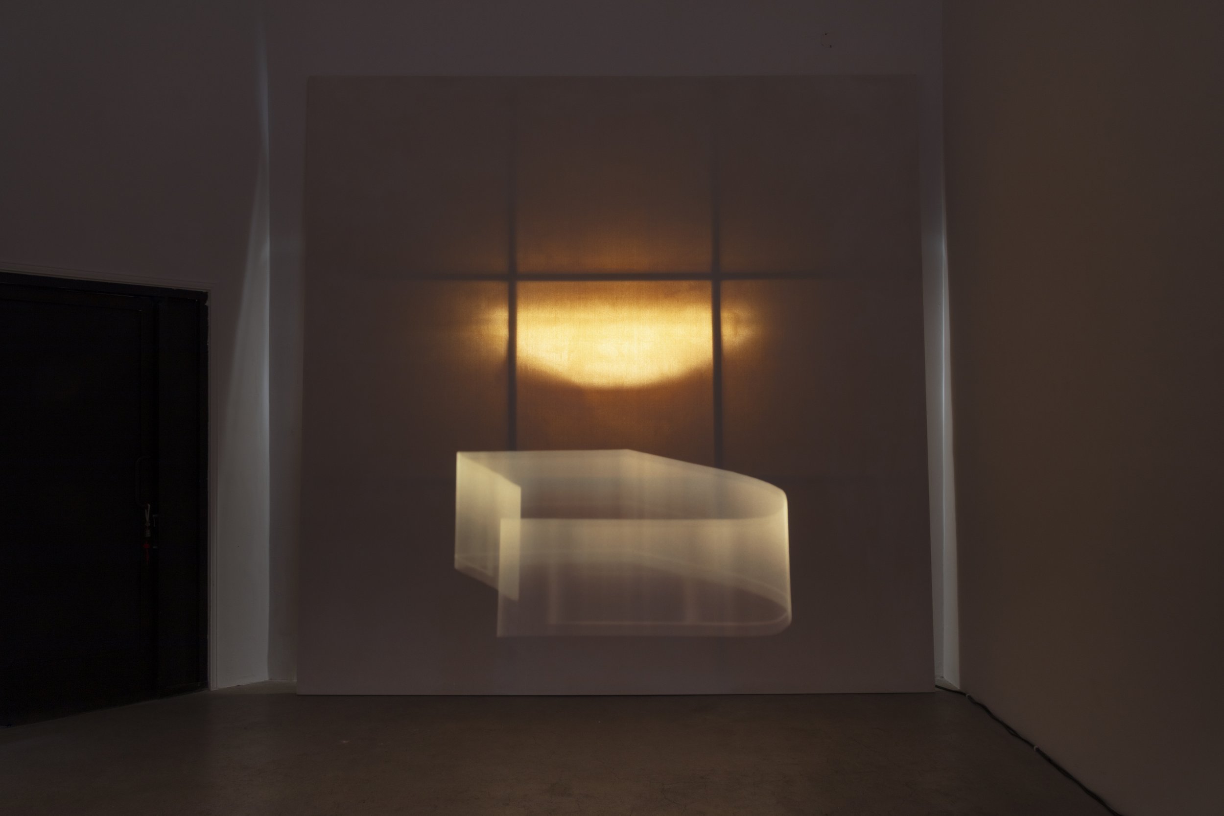 Blinn and Lambert, Only out an hour, 2026, 35mm slide projection, daylight, 100 minutes on loop, silent.