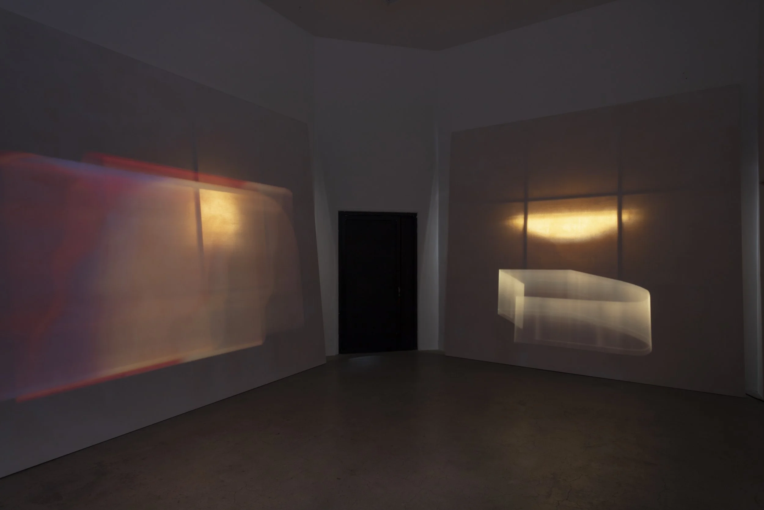 Blinn and Lambert, Only out an hour, 2026, 35mm slide projection, daylight, 100 minutes on loop, silent.