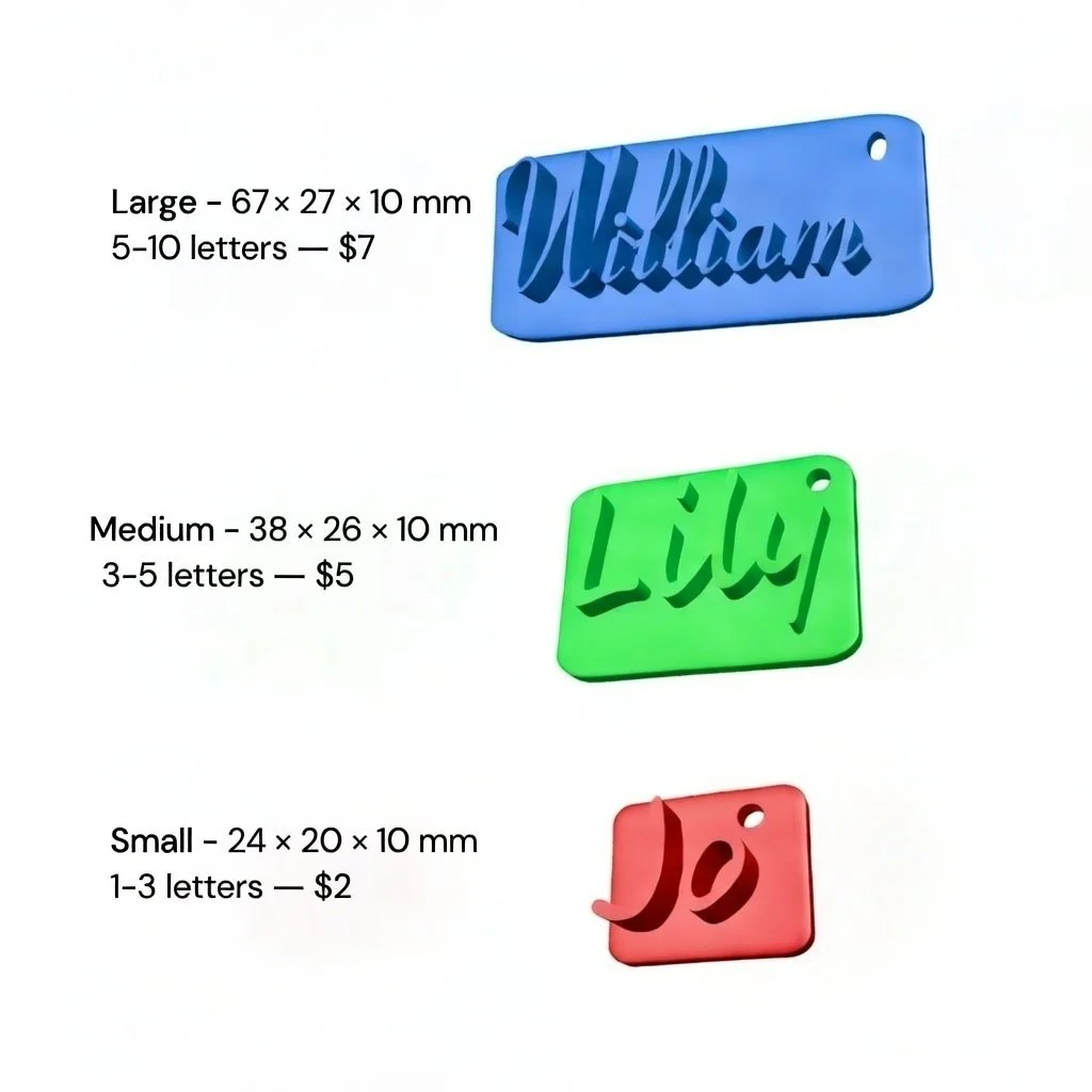 Customisable Key Chains