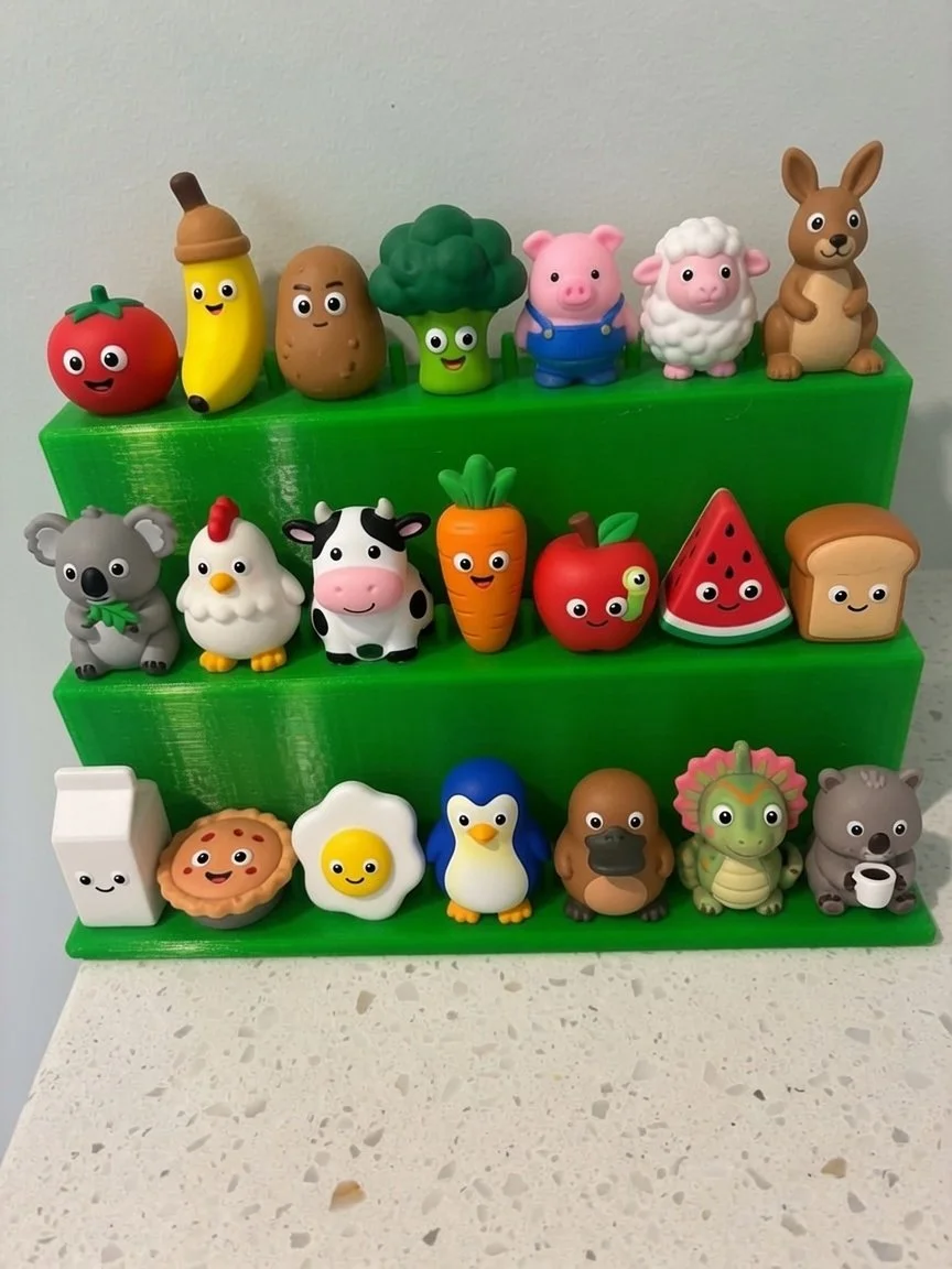 Customisable 3 Tier Ooshie Display Shelf