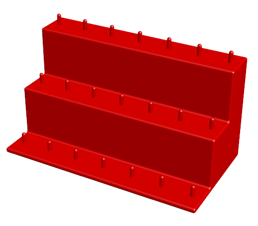 Customisable 3 Tier Ooshie Display Shelf