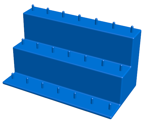 Customisable 3 Tier Ooshie Display Shelf