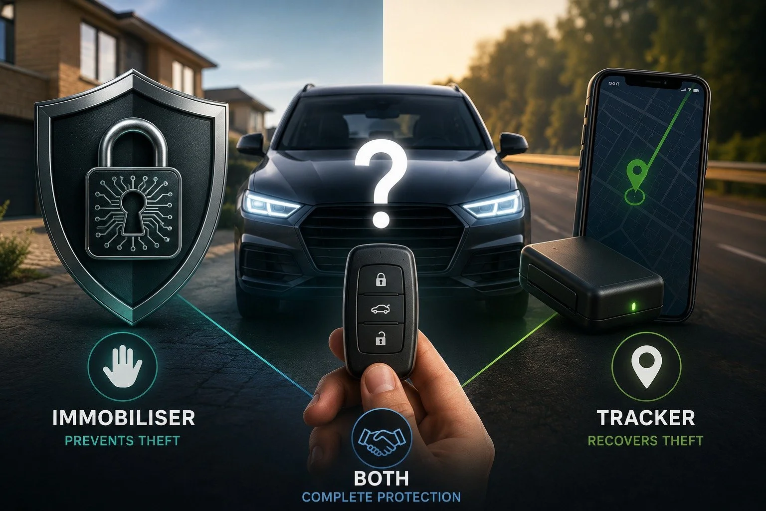 Do You Need a Tracker, Immobiliser, or Both?