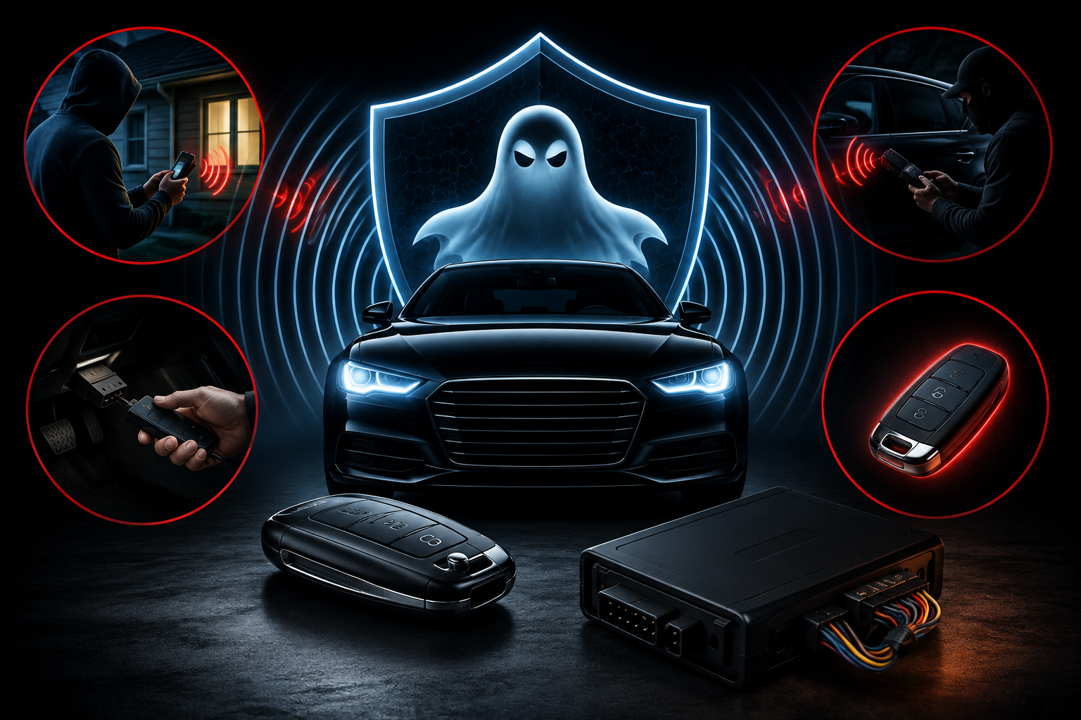 How a Ghost Immobiliser Stops Key Cloning and Relay Theft