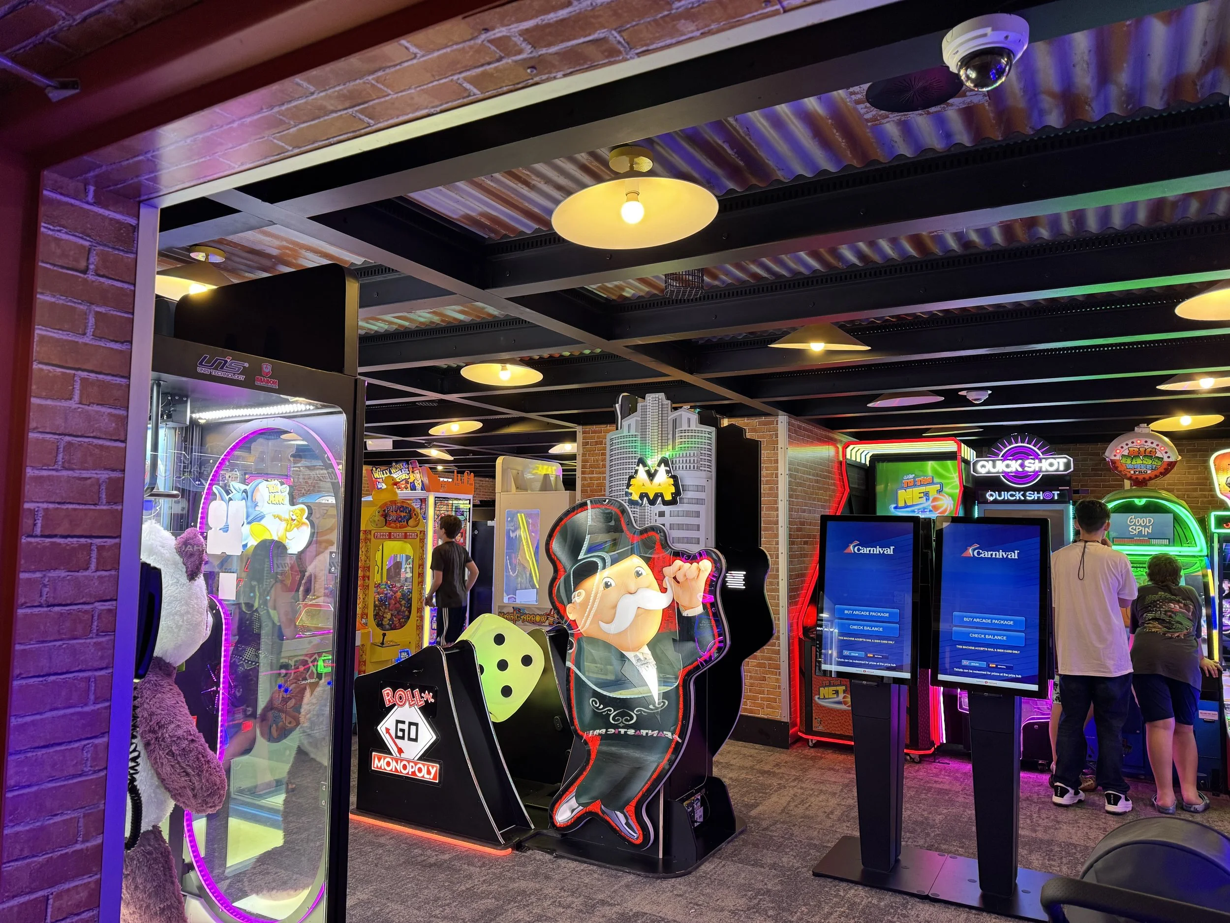 Arcade on Carnival Sunshine cruise ship