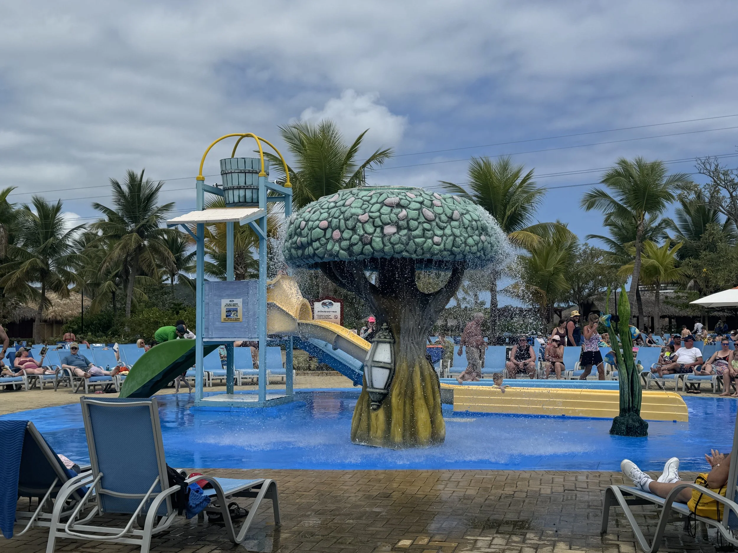 Kids Splashpad and Waterpark at Amber Cove Cruise Port