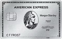 morgan stanley amex platinum
