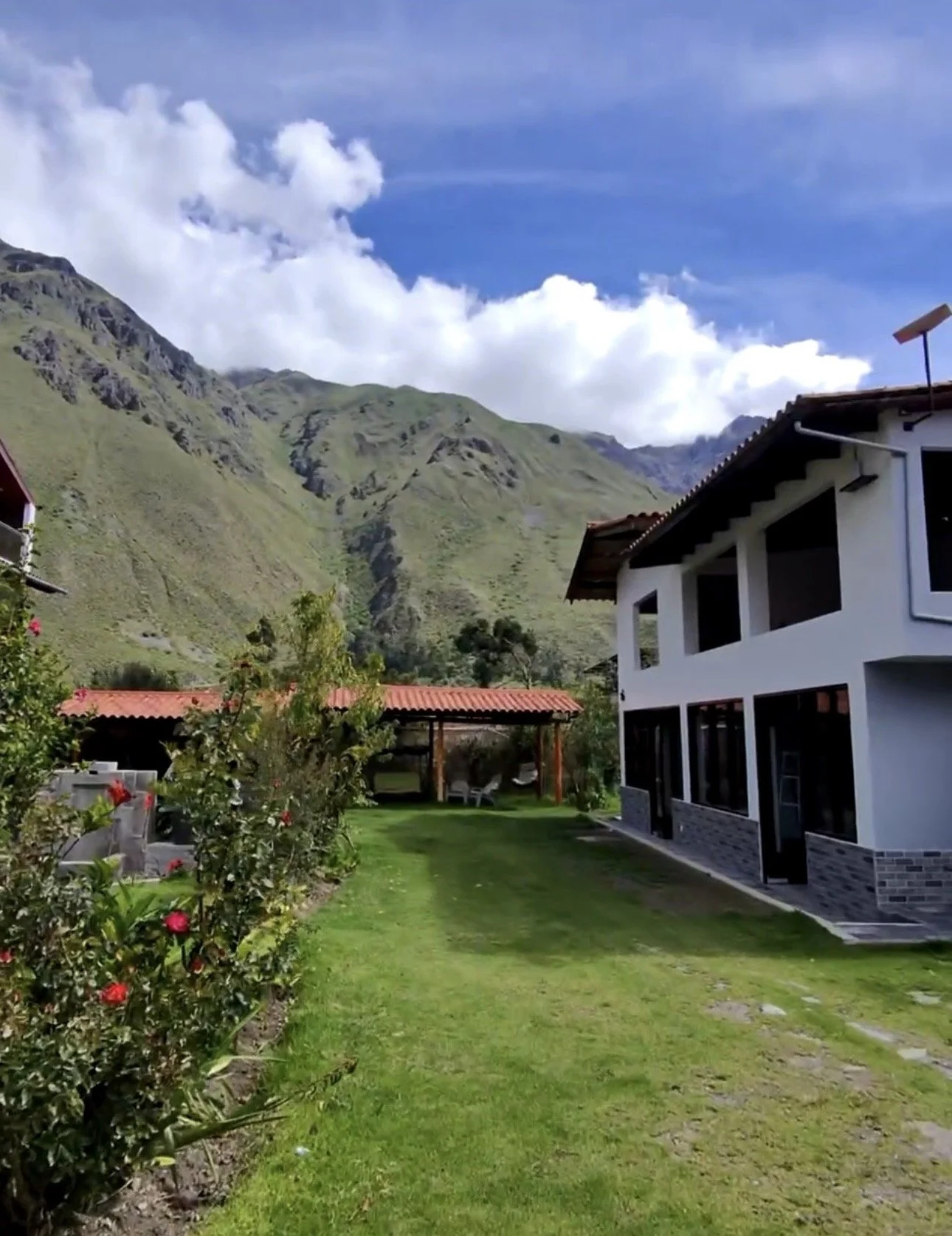 Beautiful view of the Andes Mountains from out Hotel - Tierra Inka Sacred Valley