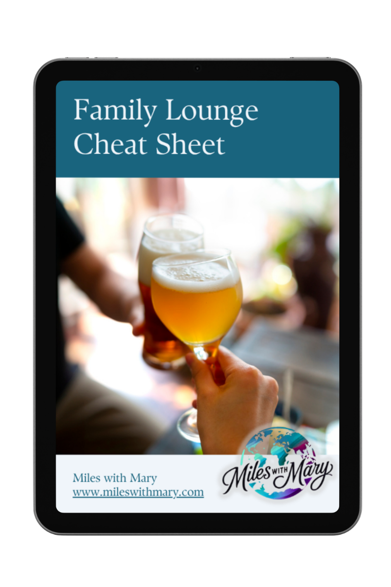 miles with mary family lounge guide