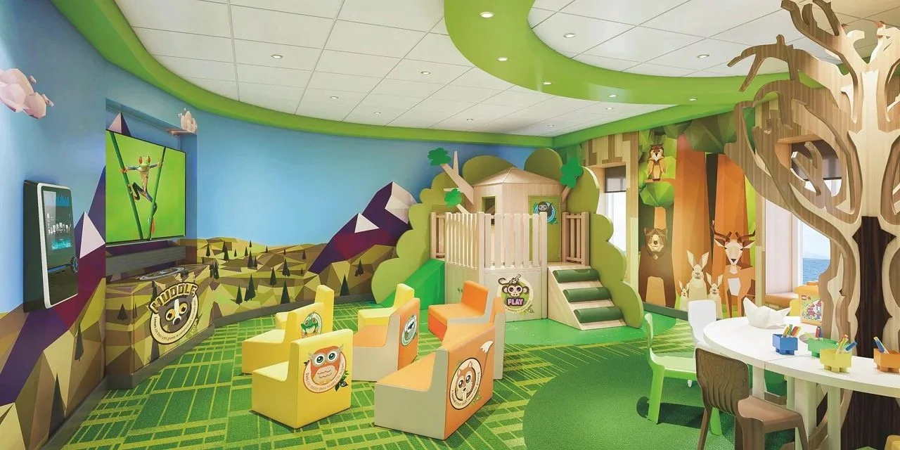 Cruise ships offer babysitting services and kid clubs with fun for all ages