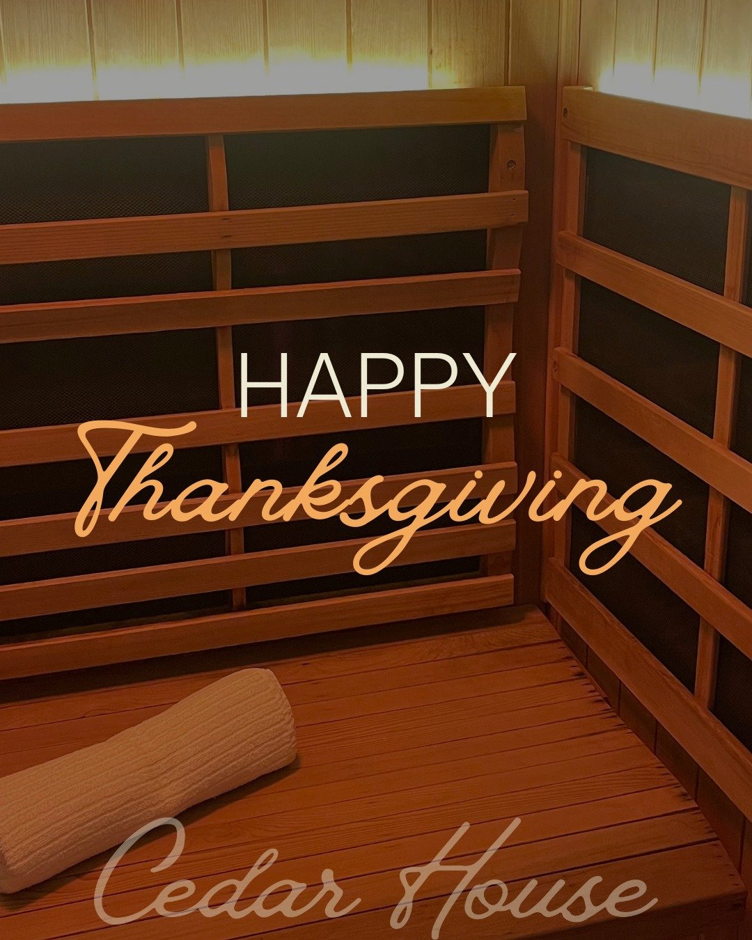 Grateful for good food, good company, and a little time to recharge. Happy Thanksgiving from Cedar House!