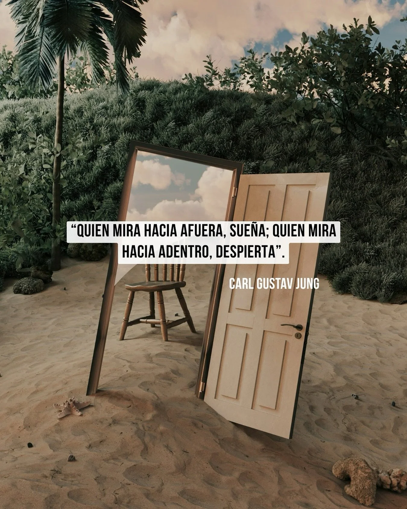 🌌 Jung conceb&iacute;a el viaje interior como la verdadera vida consciente.

Cuando dirigimos nuestra atenci&oacute;n hacia el mundo exterior, seguimos los patrones colectivos, las expectativas ajenas y los sue&ntilde;os impuestos por la sociedad. A