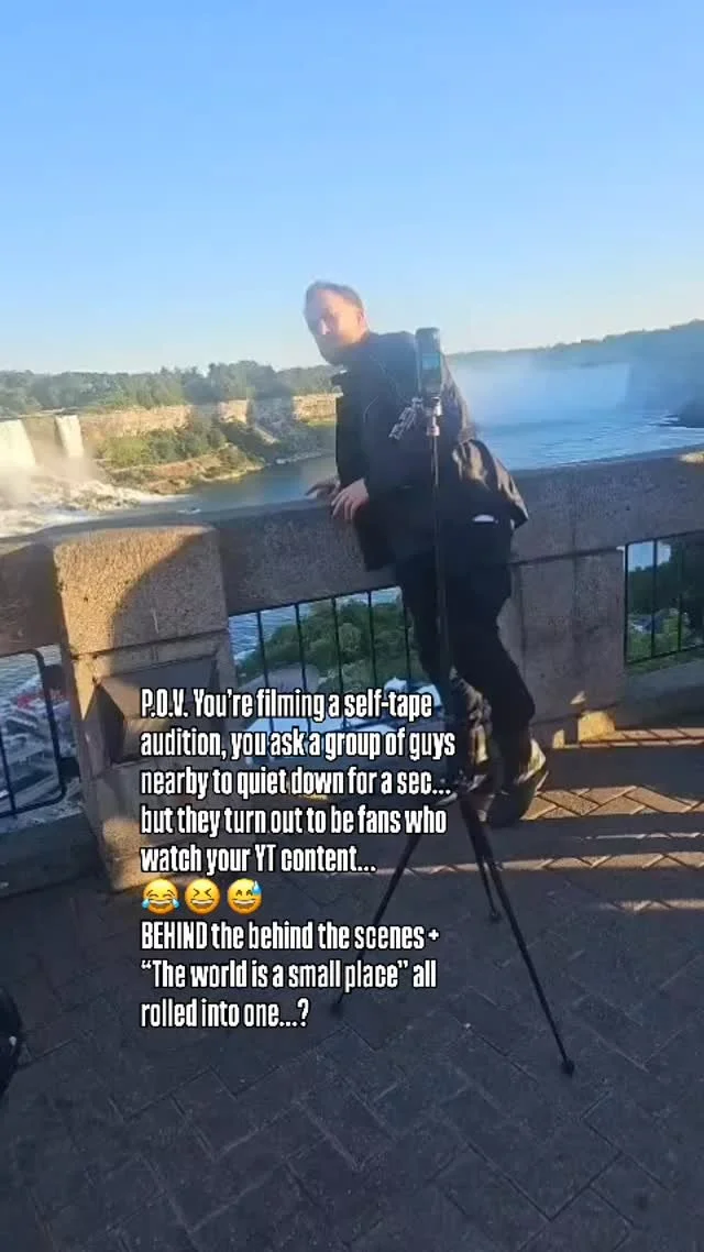 Today I was in a hyper-focused mode — I just needed a little bit of calm in the chaos that was Niagara Falls today.
Turns out sometimes the group of guys observing are just happy to see what’s going on. Sometimes I also run into people