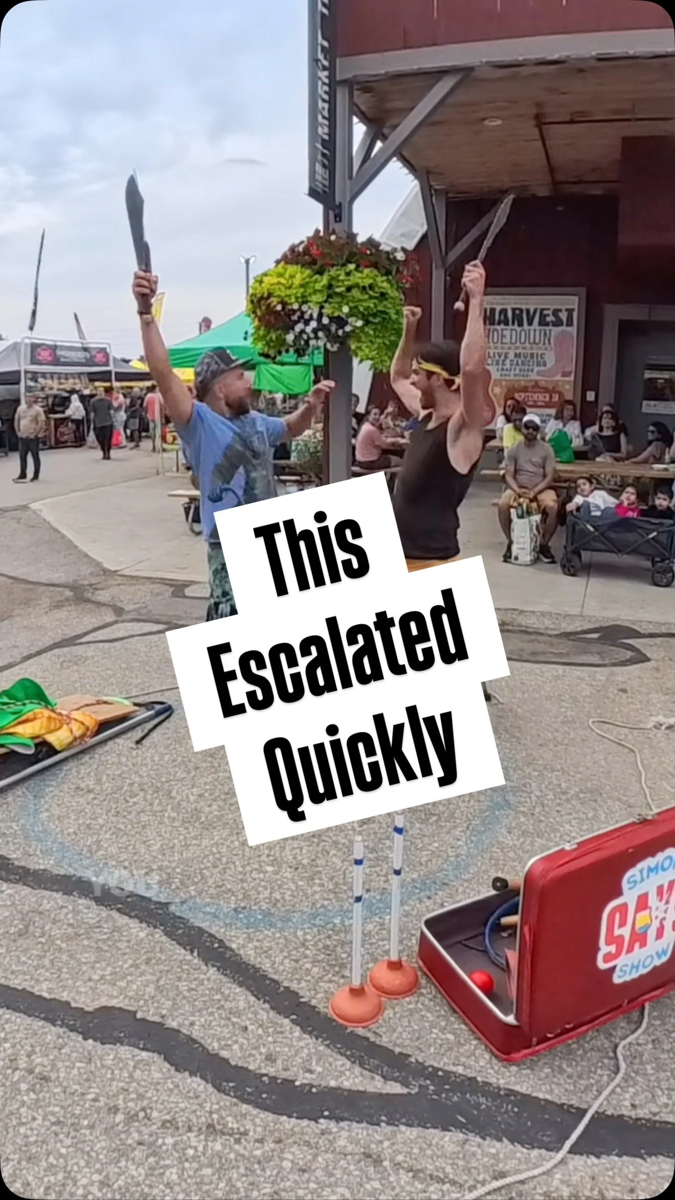 There is something so magical about a street show.
Maybe it’s the ephemeral nature of it.
Or the completely unpredictable variables, e.g., what kind of audience you might attract and who might be in that audience.
Whatever the reason, one