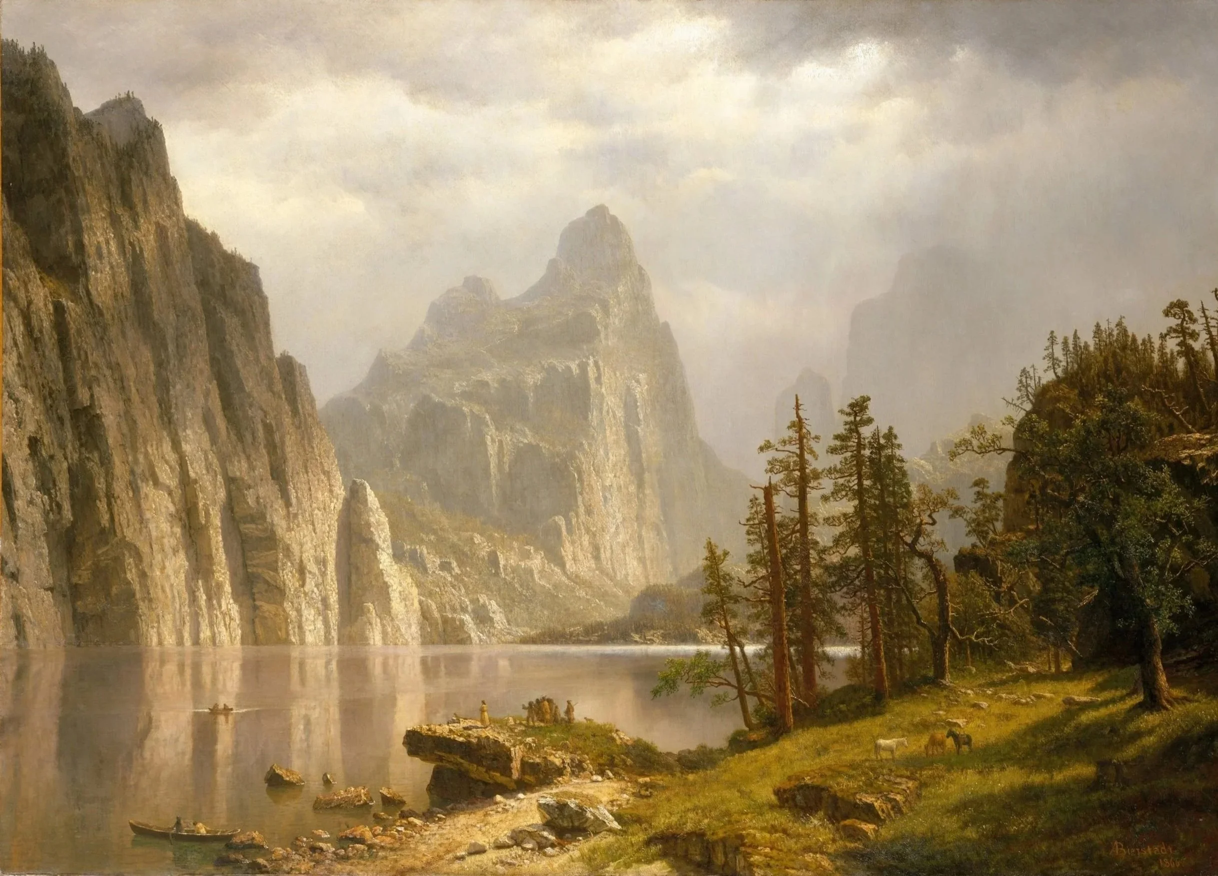 Albert Bierstadt Yosemite 19th century oil painting fine art