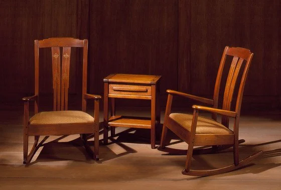 Greene &amp; Greene: Rocking Chair from the Bedroom of the Robert R. Blacker House, Pasadena, California, 1907