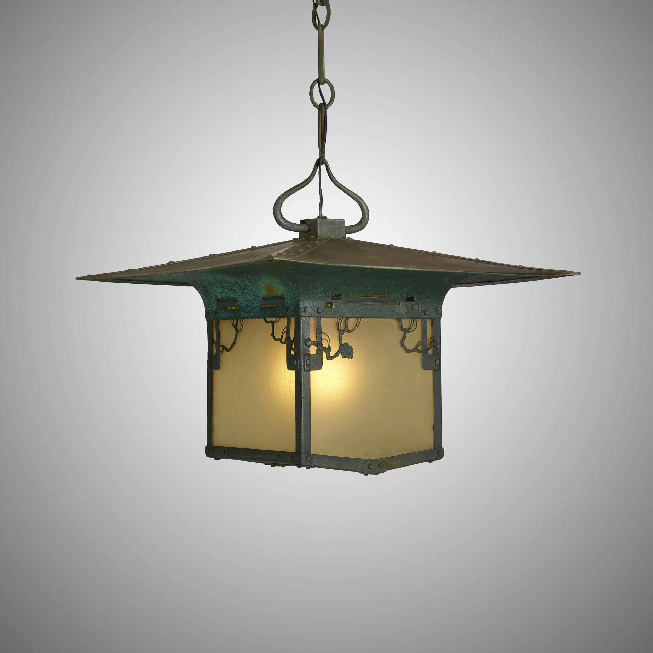 Greene and Greene: Exterior lantern from the Robert R. Blacker House, Pasadena, California, 1907