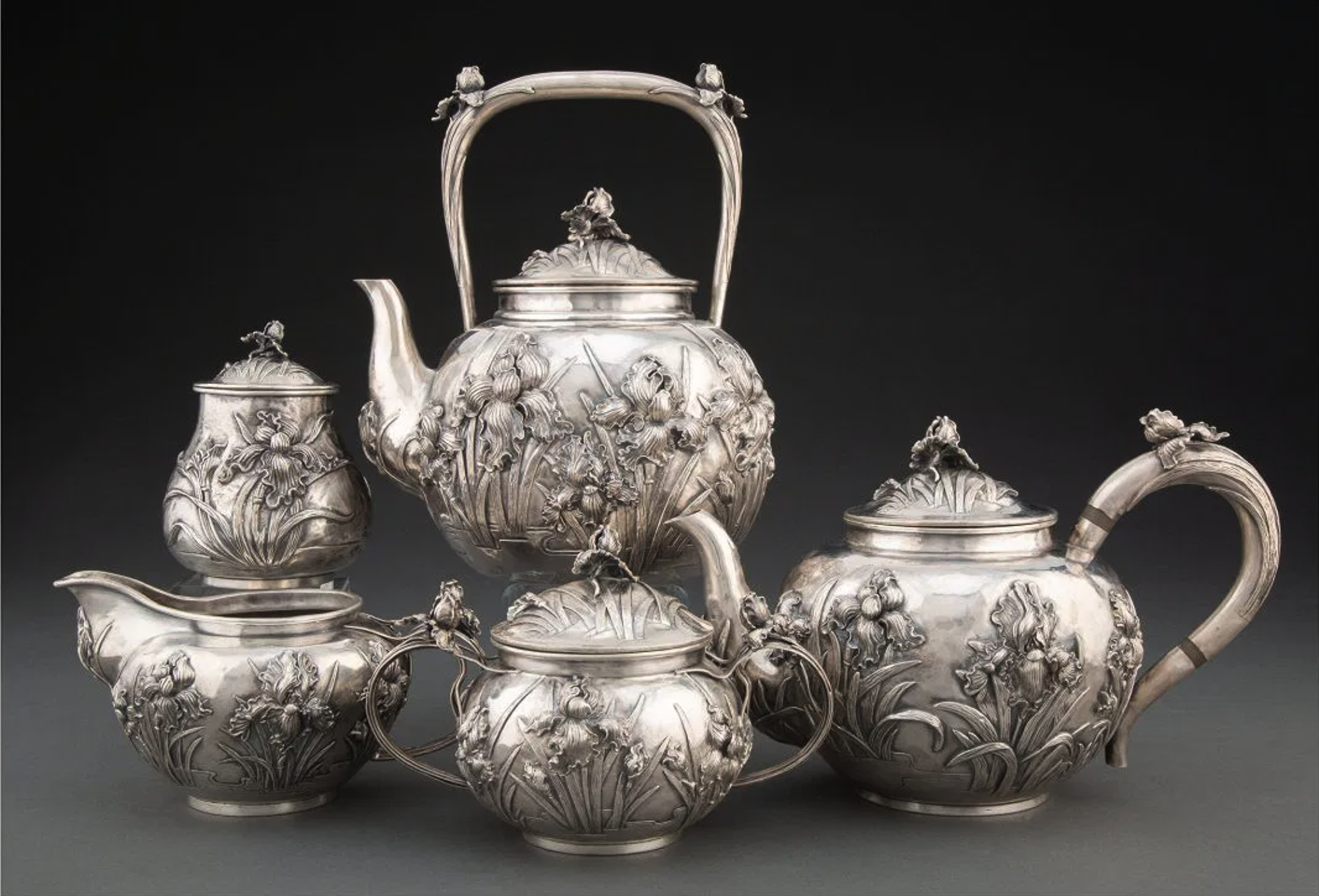 Samurai Shokai: Iris Tea service