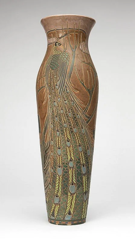 Frederick H. Rhead &amp; Agnes Rhead / University City Pottery: Vase, 1910