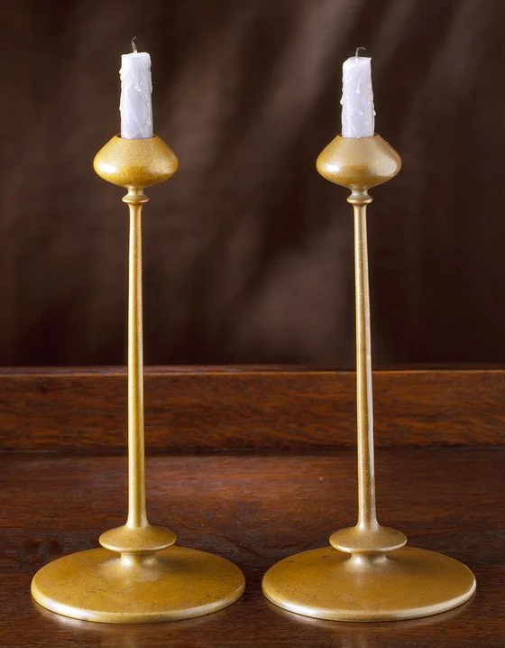Robert Jarvie: A Pair of Beta Candlesticks, 1905