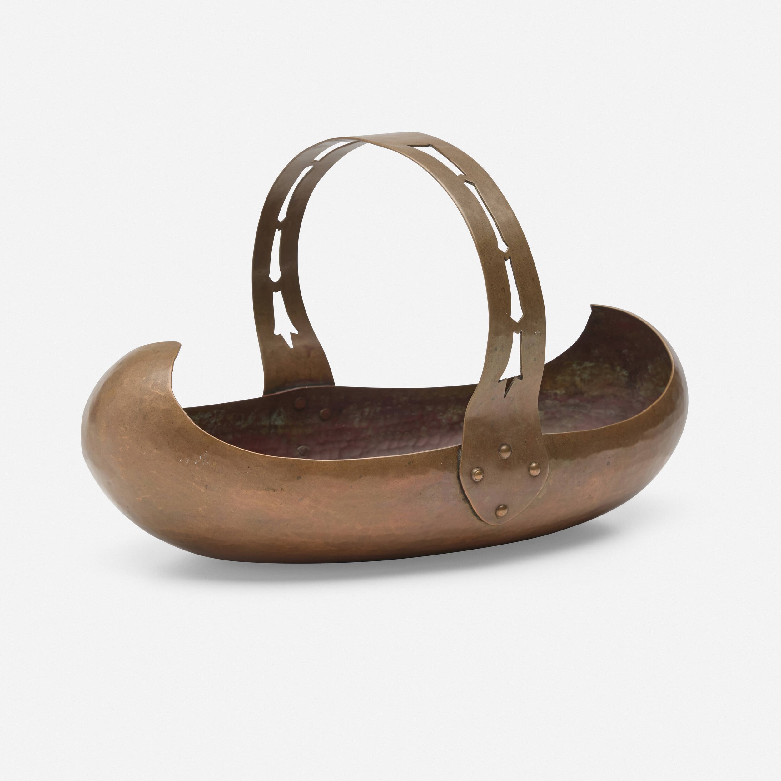 Dirk Van Erp: Flower Basket, 1915-1930