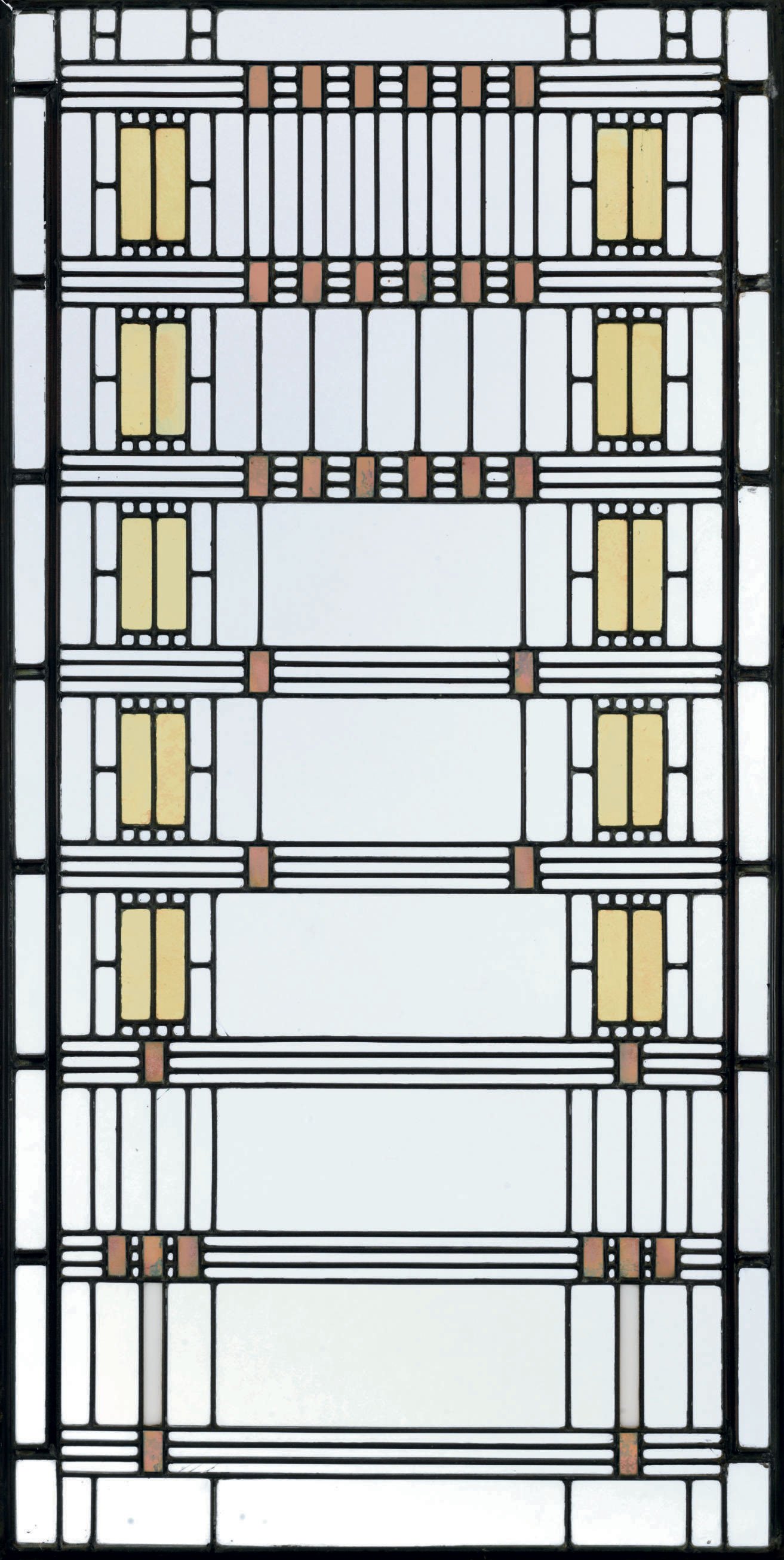 Frank Lloyd Wright: "Wisteria" Leaded Glass Window, 1903-1905