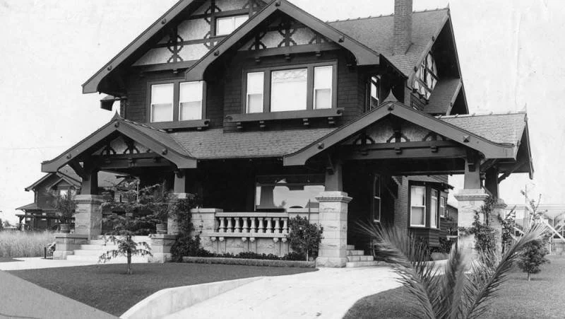 Frank E. McMullen at 1039 South Gramercy Place, Los Angeles.