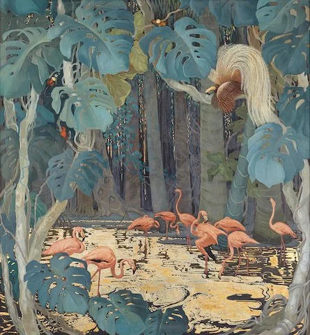 Flamingos and Tropical Birds