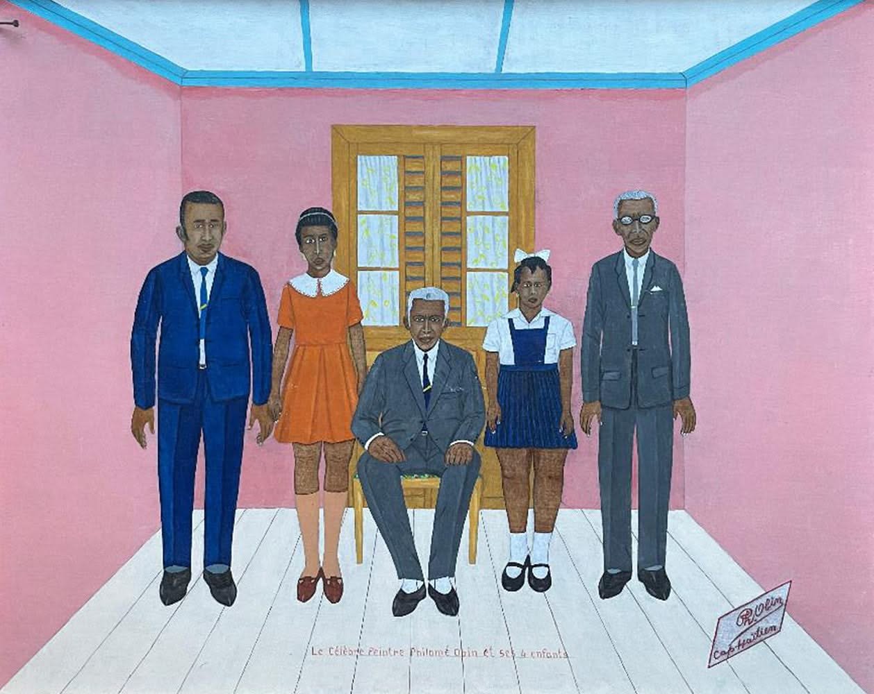 The Famous Painter Philome Obin &amp; His Children