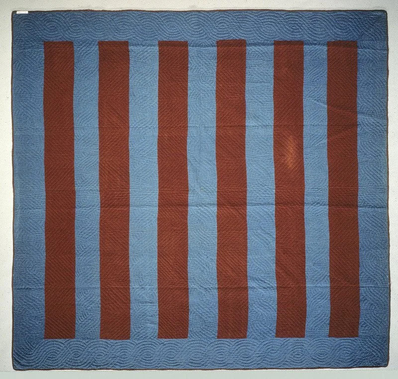 1900 - 1925 Amish "Bars" Quilt