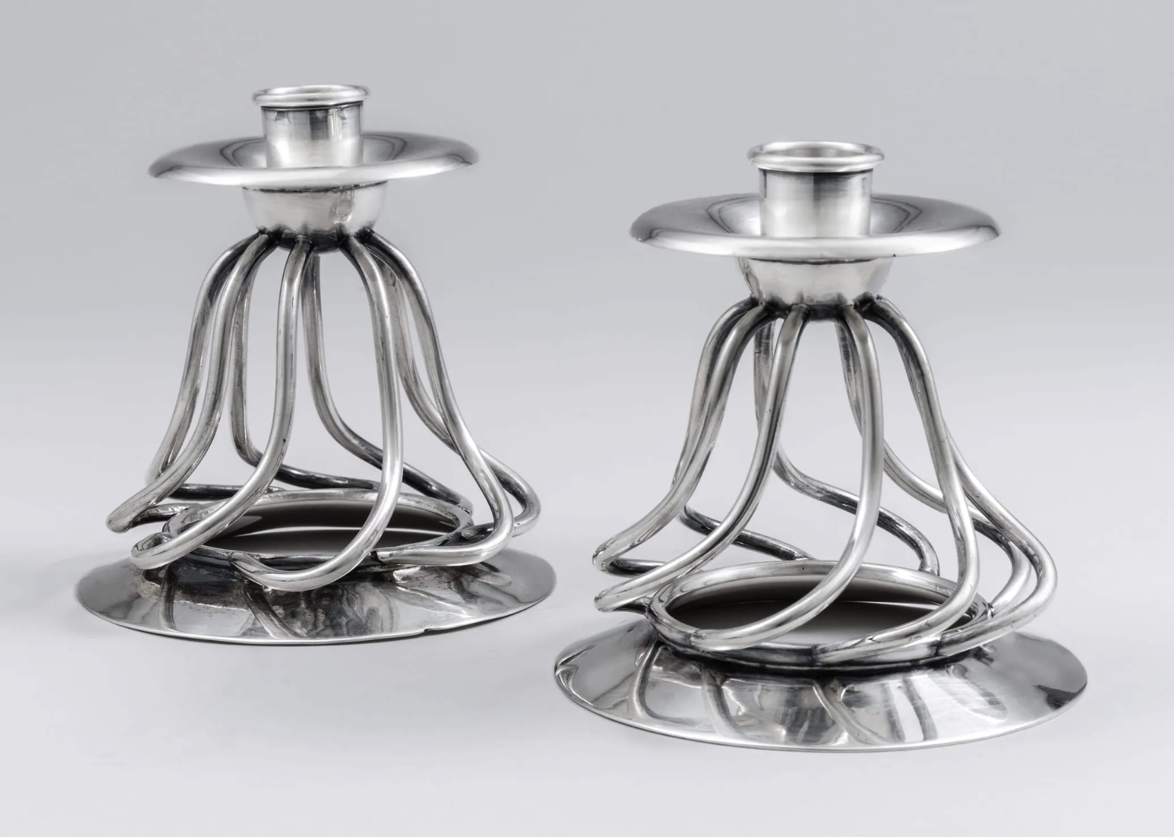 Twisted Wire Candlesticks, “Las Serpentinas”