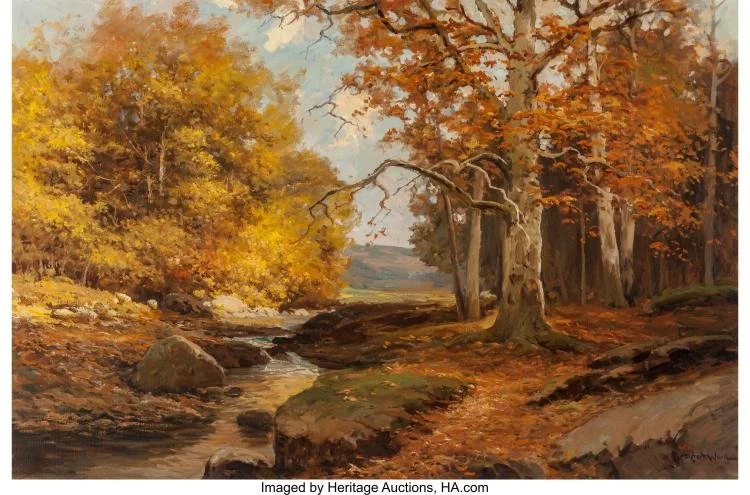 Robert William Wood (American, 1889-1979) Sycamores