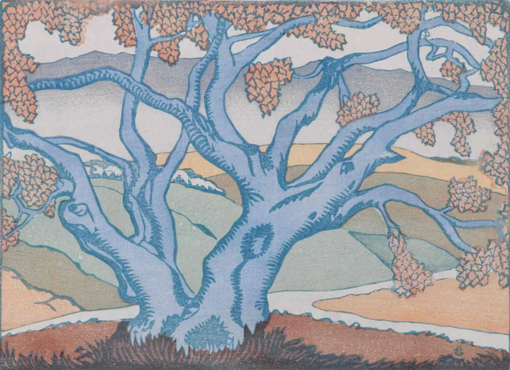 Anders Gustav Aldrin (Swedish, 1889-1970) Sycamores