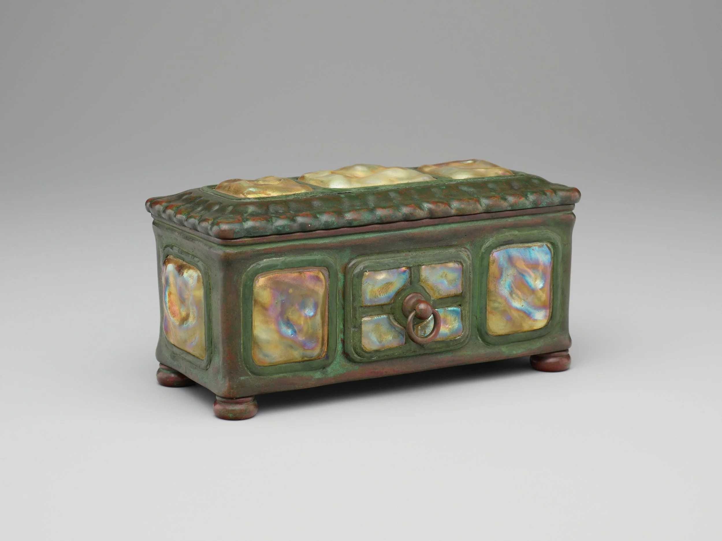 Tiffany Studios Turtleback Inkstand