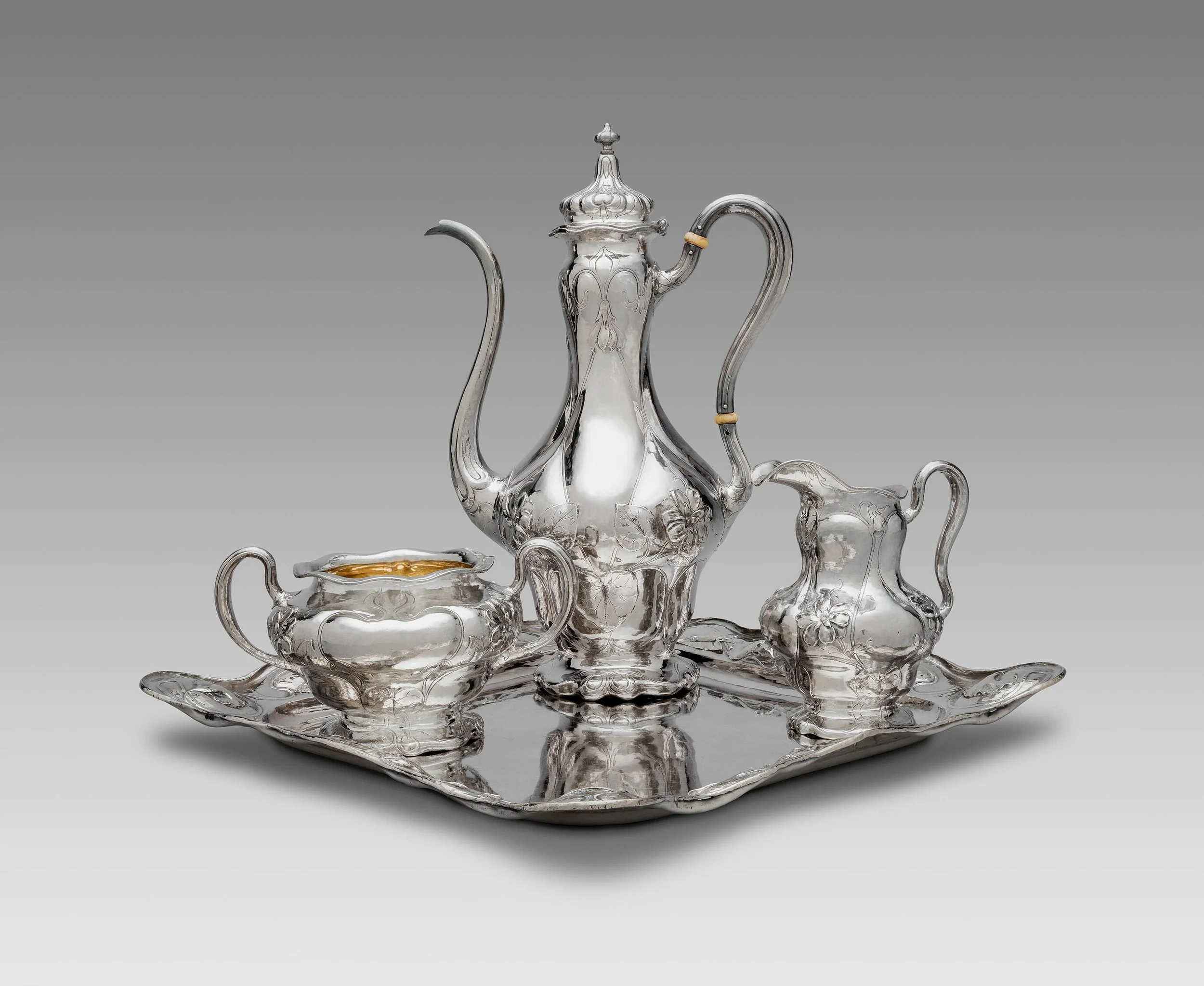 A Gorham sterling silver tea set