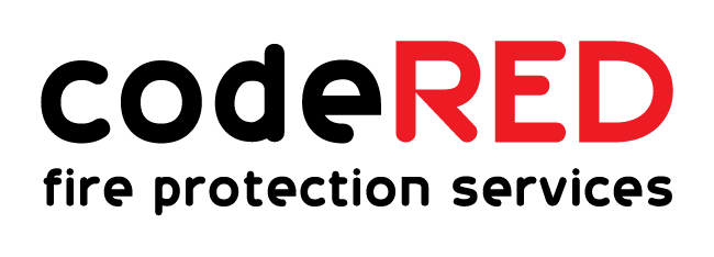 company logo "codeRED Fire Protection Services"