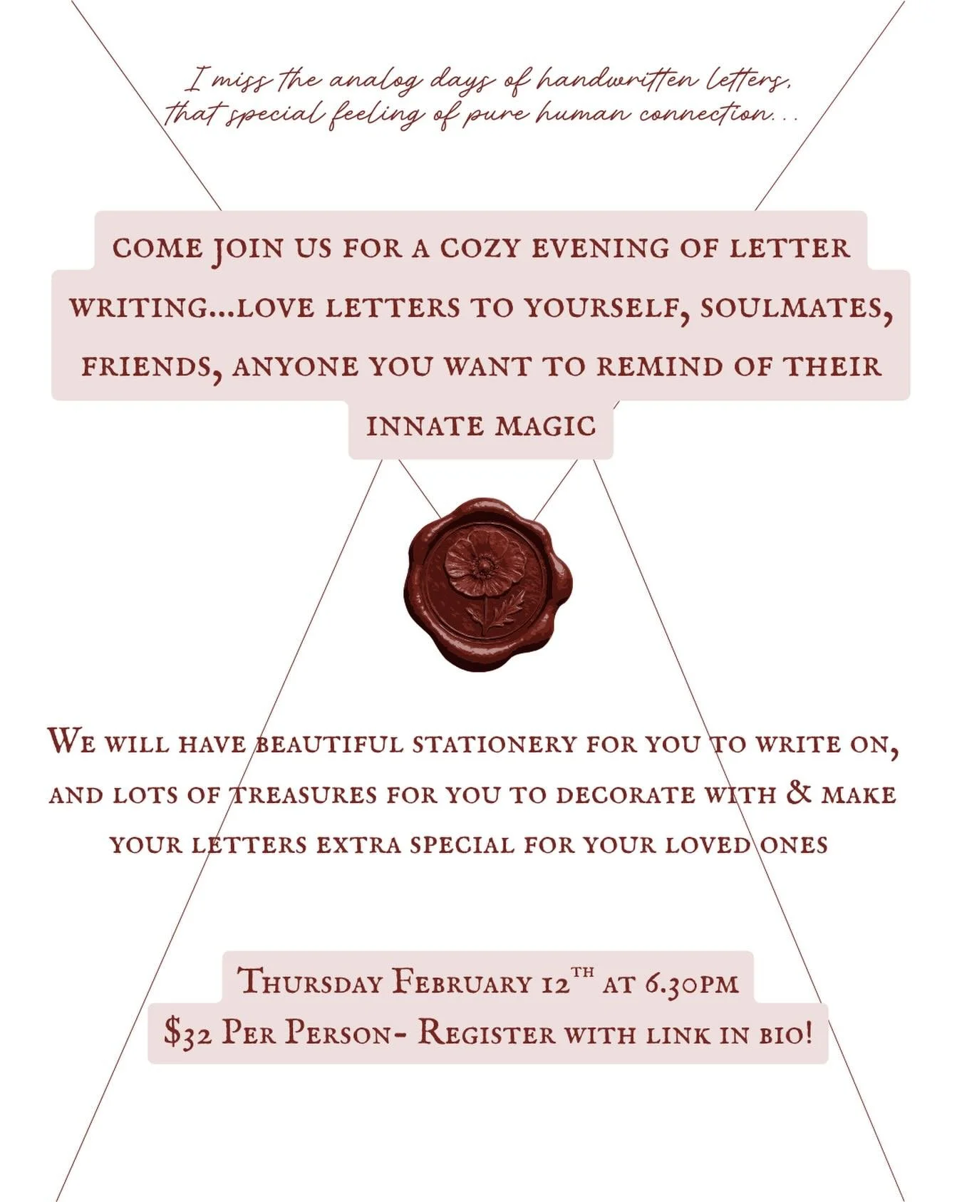 Anyone else&rsquo;s love language handwritten letters? I miss the days of finding a surprise letter in the mail from a friend. There&rsquo;s something so beautiful about taking the time to put pen to paper, and write to a loved one. I&rsquo;ve recent