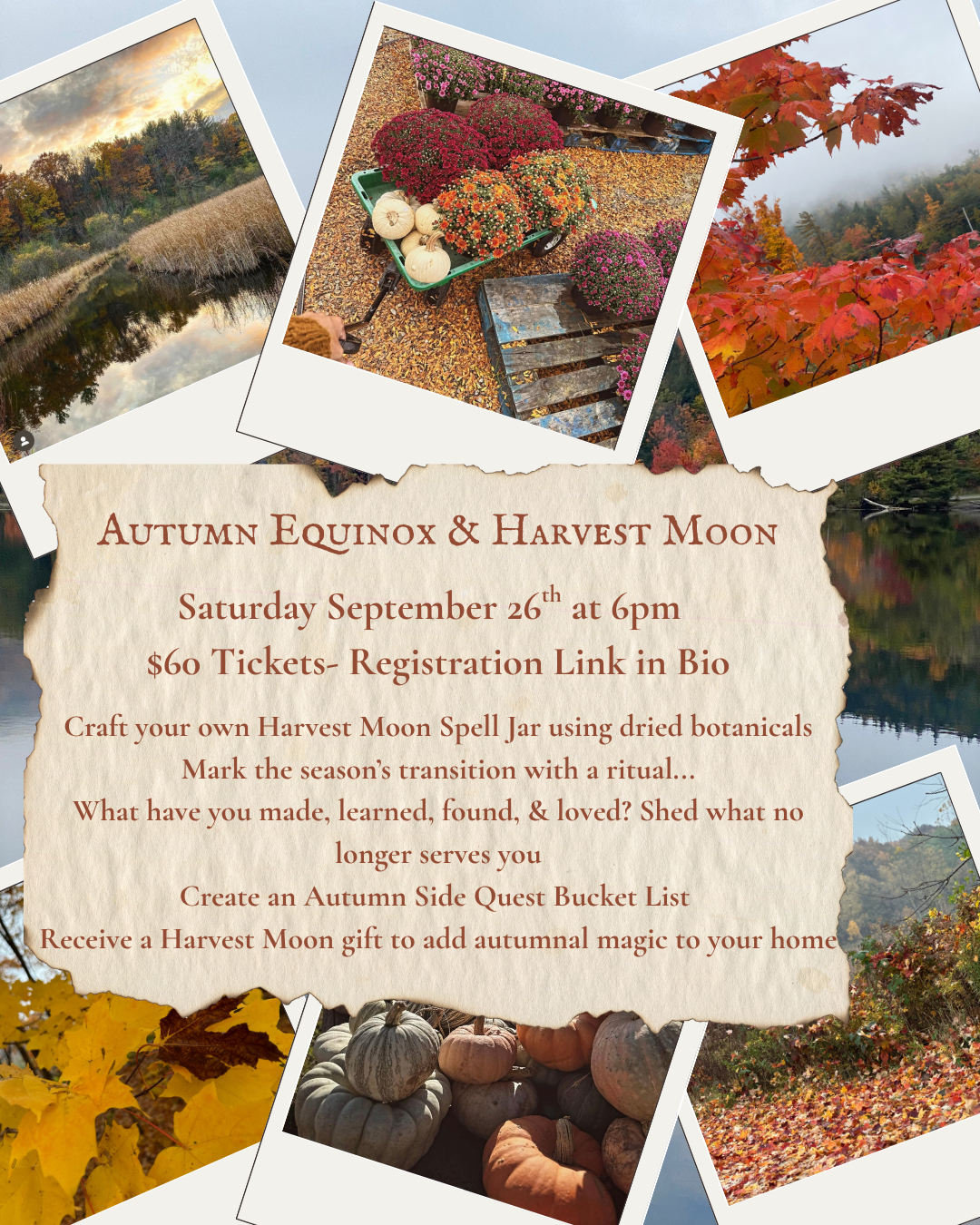 Autumn Equinox & Harvest Full Moon