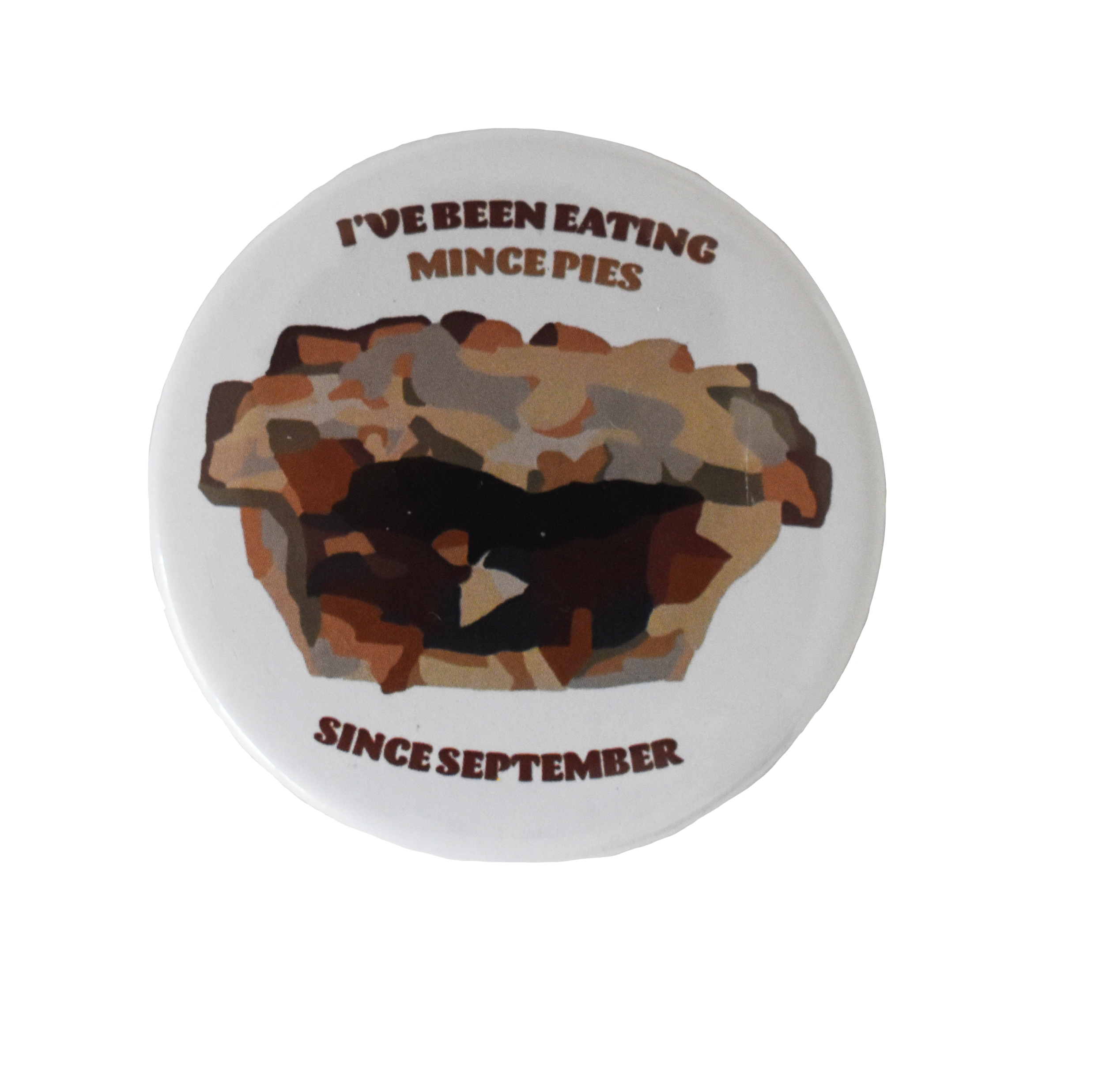 'Mince Pies' 58mm Badge