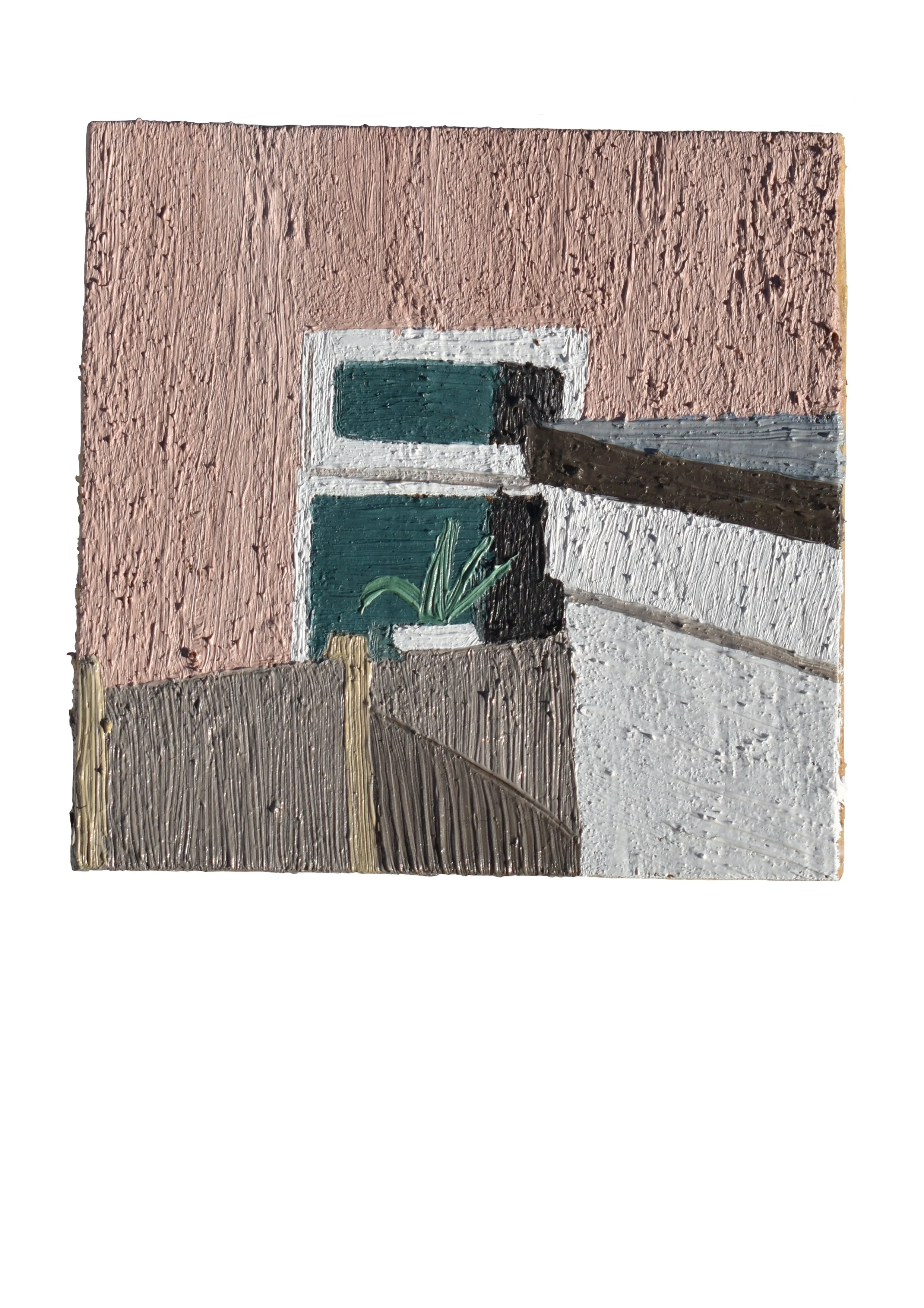 A Great Distance, 2023, Oil on Wood.