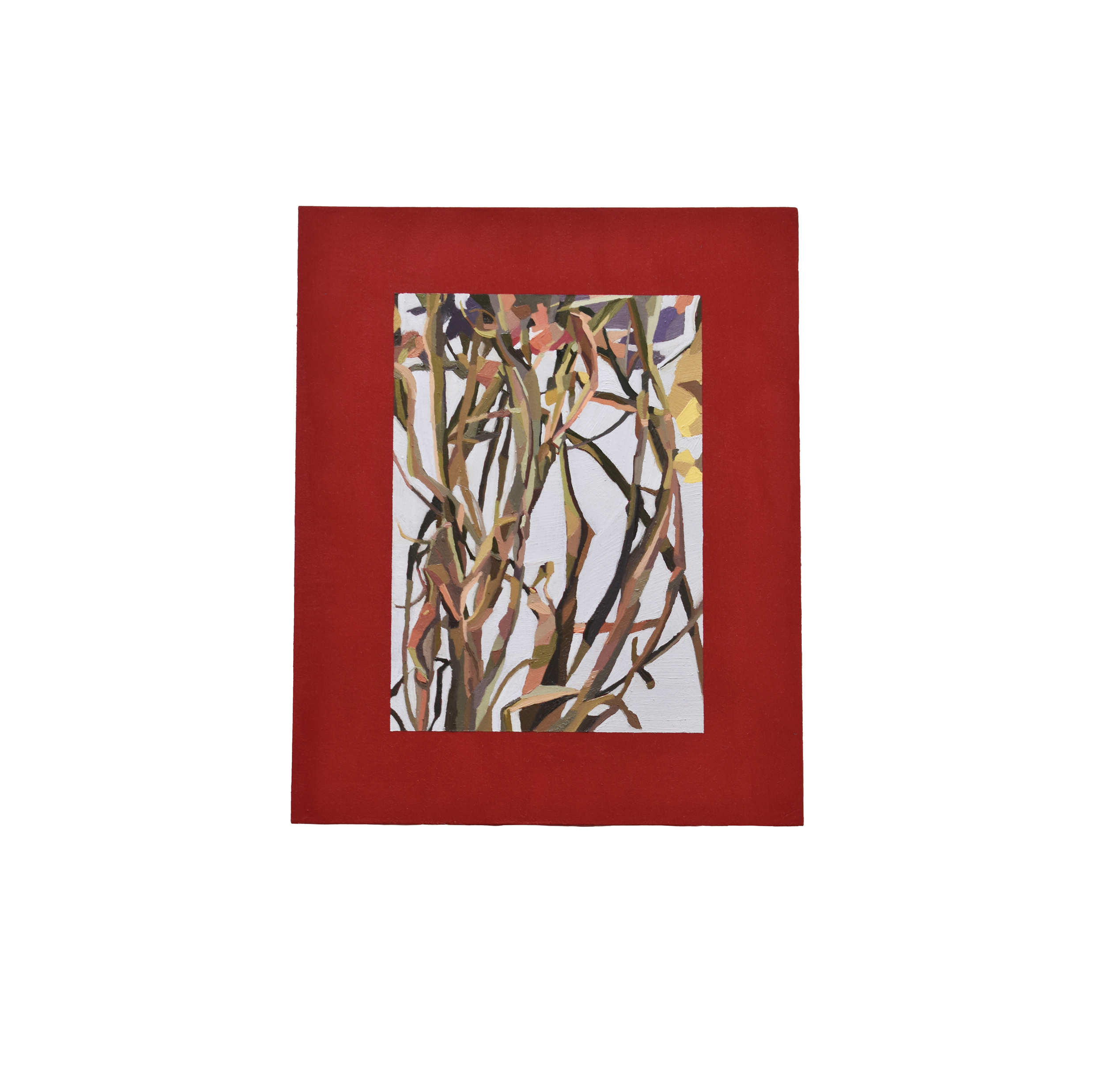 A Second Flower Painting [Dead Stems] - A6 Postcard